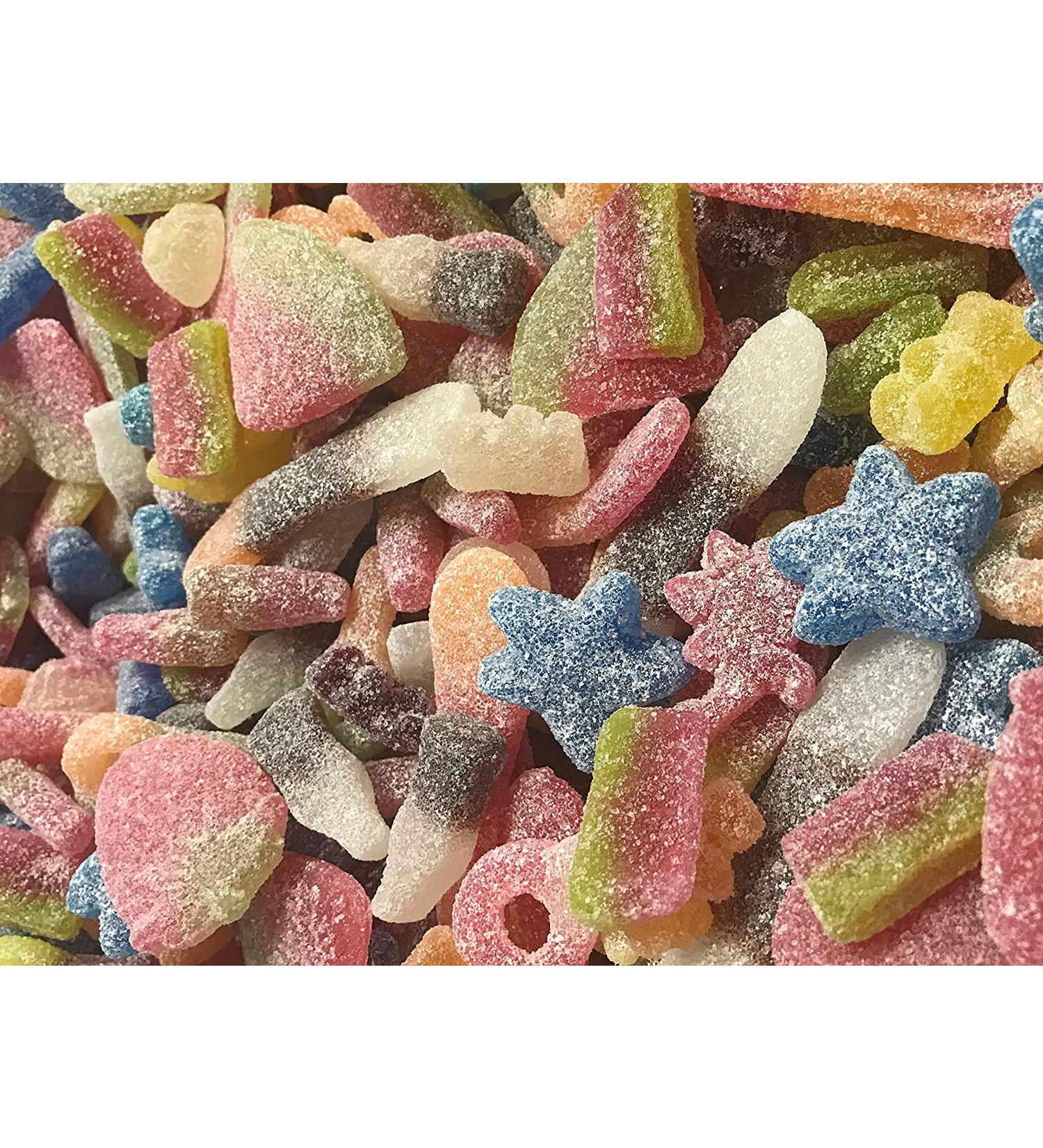 Mixed Assortment of vegan fizzy candies 1 kg