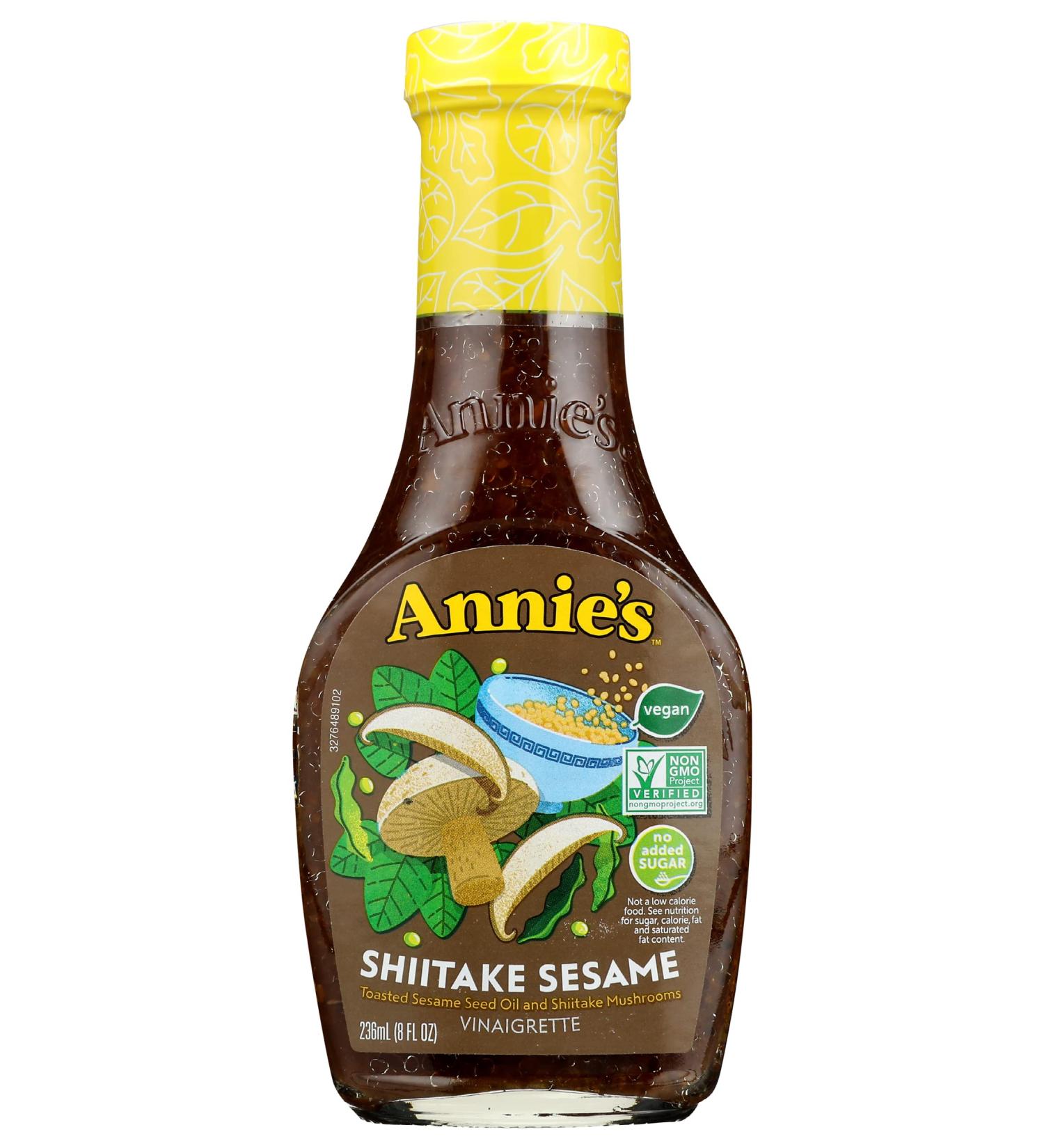 Annie's Natural Shiitake Sesame Salad Dressing 8 fl oz - Non-GMO | Buy Online - Buy Online on GoSupps.com