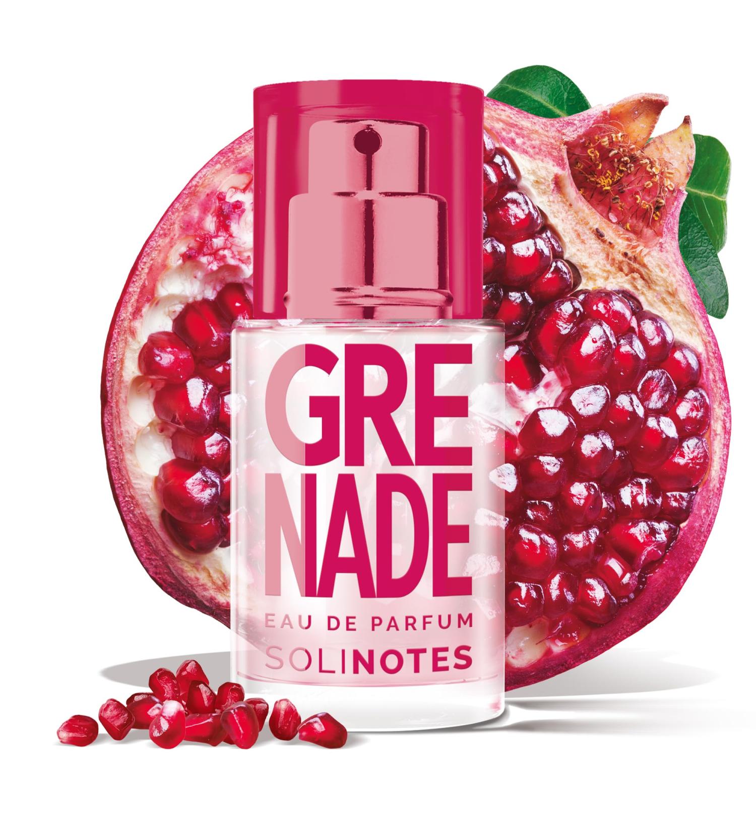 SOLINOTES Pomegranate Perfume for Women - Eau De Parfum | Delicate Floral and Soothing Scent - Made in France - Vegan - 0.5 fl.oz - Buy Online on GoSupps.com