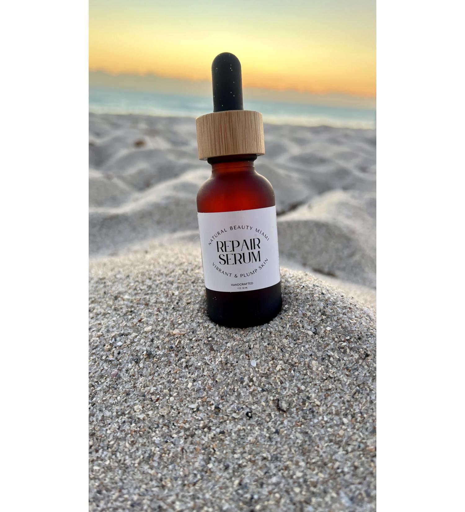 Natural Beauty Miami Repair Serum with Red Algae Antioxidant for Hyperpigmentation Skin Health Support Anti-Aging 1 fl.oz - Buy Online on GoSupps.com