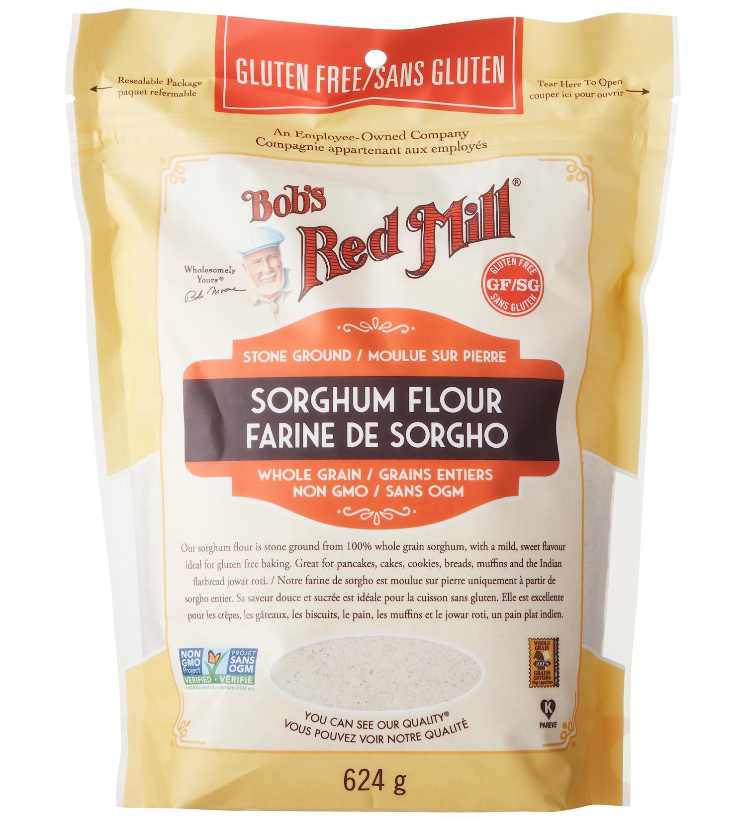 Bobs Red Mill Gluten Free Sorghum Flour 624g (Pack of 1) White - Buy Online on GoSupps.com