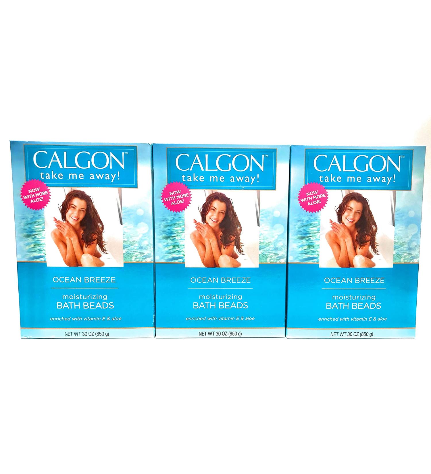 Calgon Ultra Moisturizing Bath Beads 30 Oz - Ocean Breeze (Pack of 3) - Buy Online on GoSupps.com