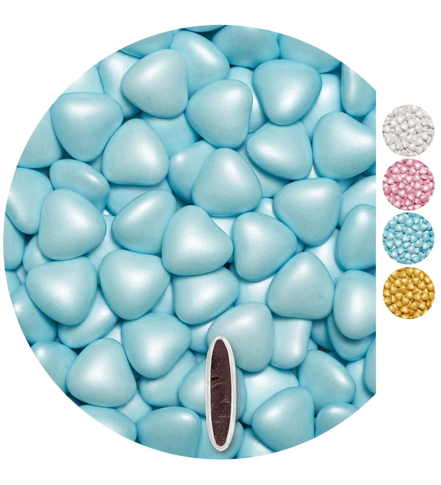 One-ein Chocolate Hearts Pearl 500g - Gourmet Wedding & Baptism Gifts | Luxury Dragees & Sweets - Buy Online on GoSupps.com