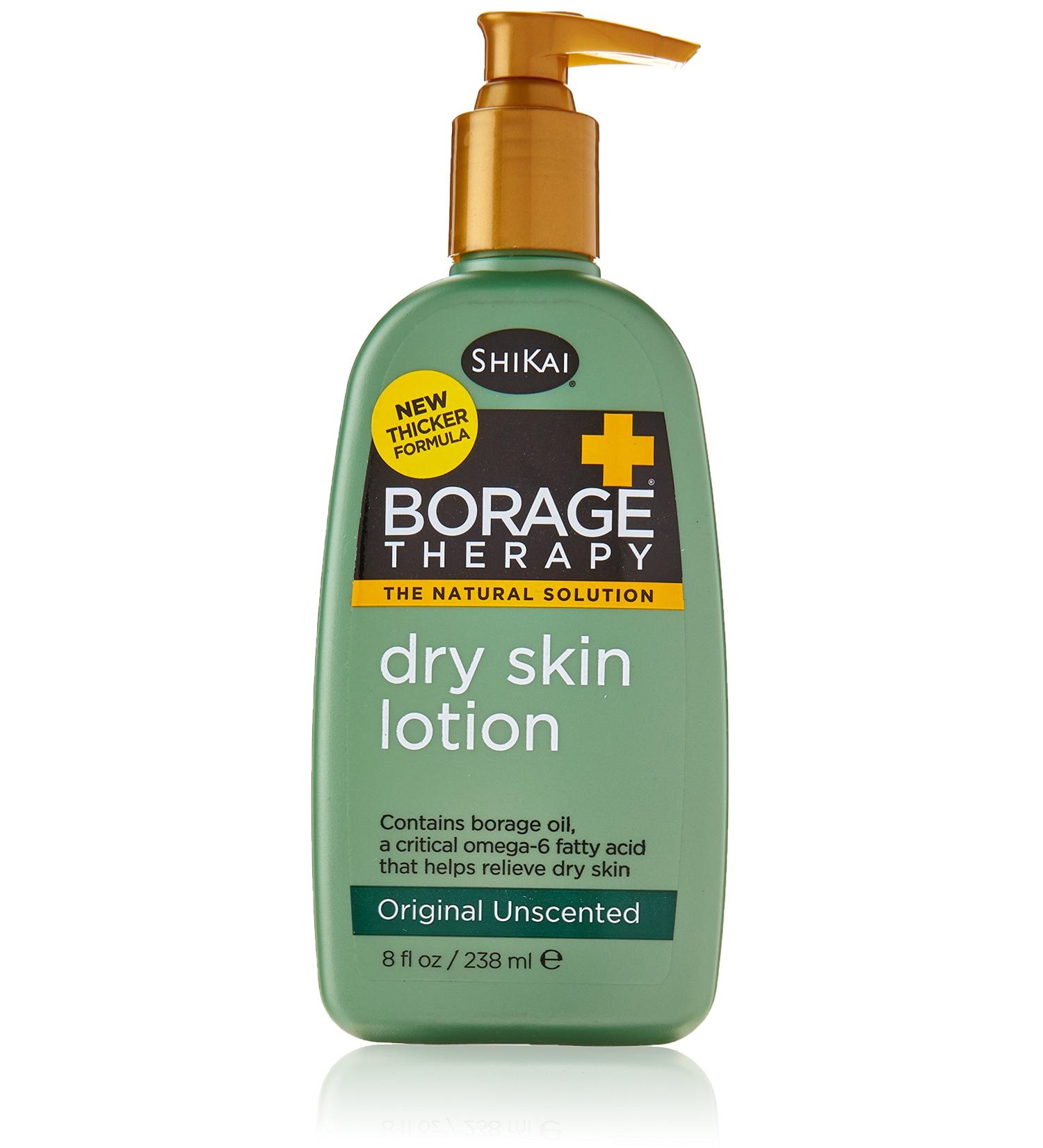 Shop Shikai Lotion Dry Skin Therapy - Borage Unscented 8 oz | Best Moisturizer for Dry Skin Fast International Shipping - Buy Online on GoSupps.com