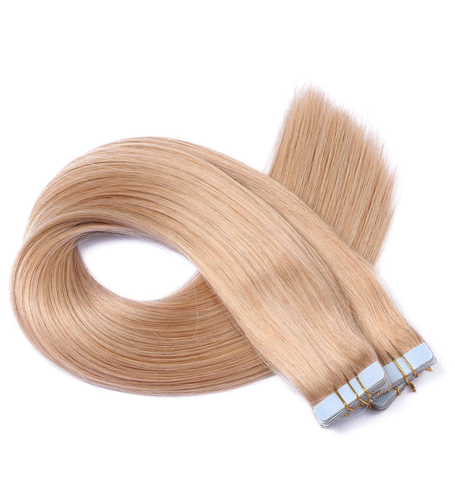 Buy #20 Ash Blond Tape In Hair Extensions - 60cm 100% Remy Real Hair 10 Tresses - Novon Hair Extensions - Buy Online on GoSupps.com