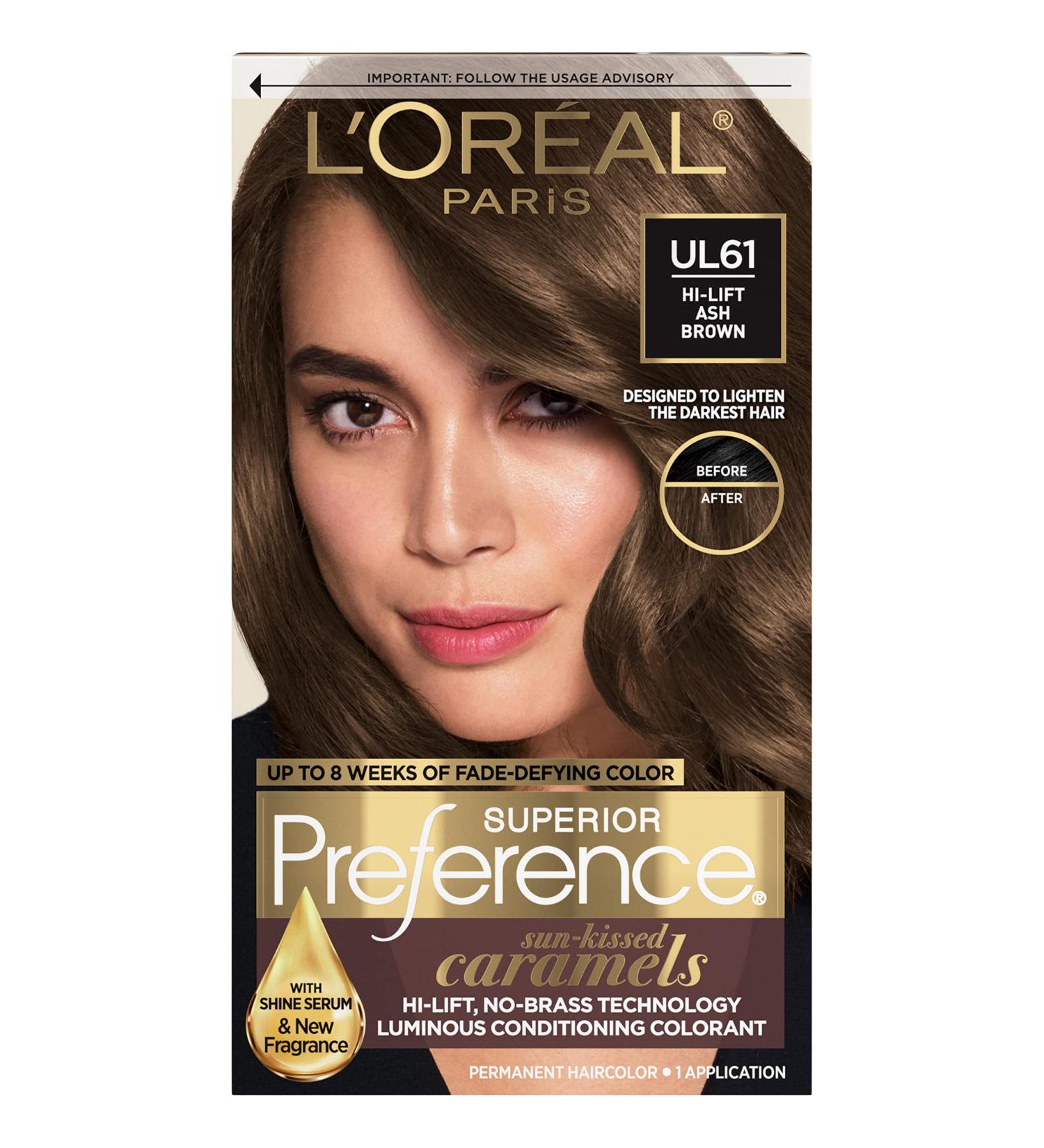 L'Oreal Paris Superior Preference UL61 Ultra Light Ash Brown Hair Color - 1 Pack - Buy Online on GoSupps.com