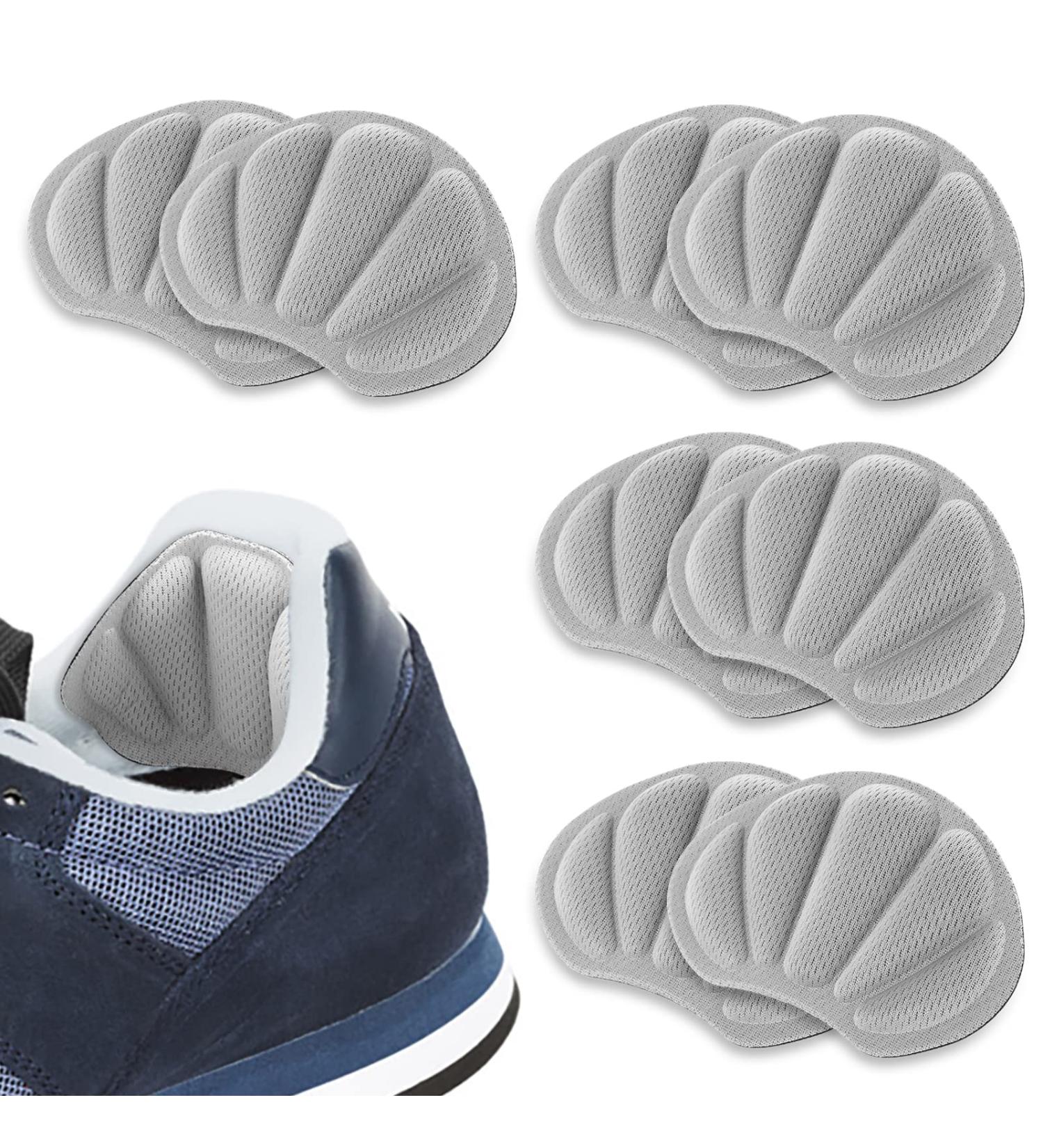 Sibba Heel Cushion Inserts - 4 Pairs High Heel Pillows for Comfort & Protection - Gray Shoe Filler Pads for Women - Buy Online on GoSupps.com