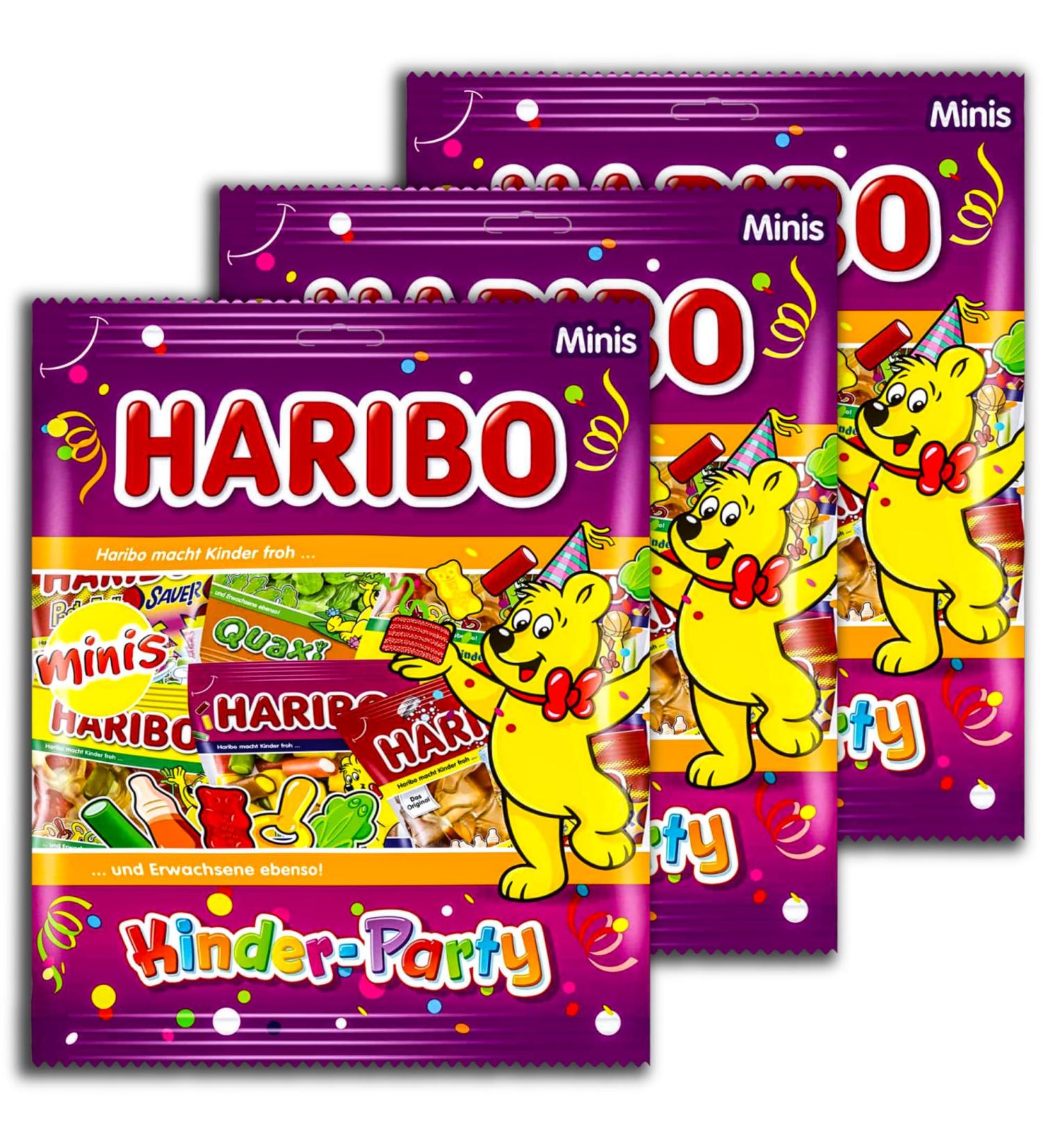 topDeal Haribo Mini XXL Party Bags for Children (3 x 250g)