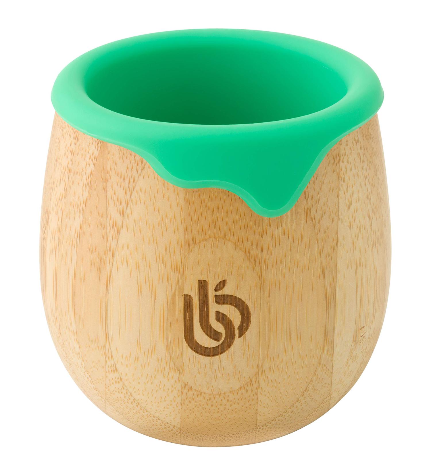 150ml Bamboo Toddler Cup with Non-toxic Silicone Liner - Green | Transition Sippy Cup for Baby-Led Weaning and Oral Motor Skills - Buy Online on GoSupps.com