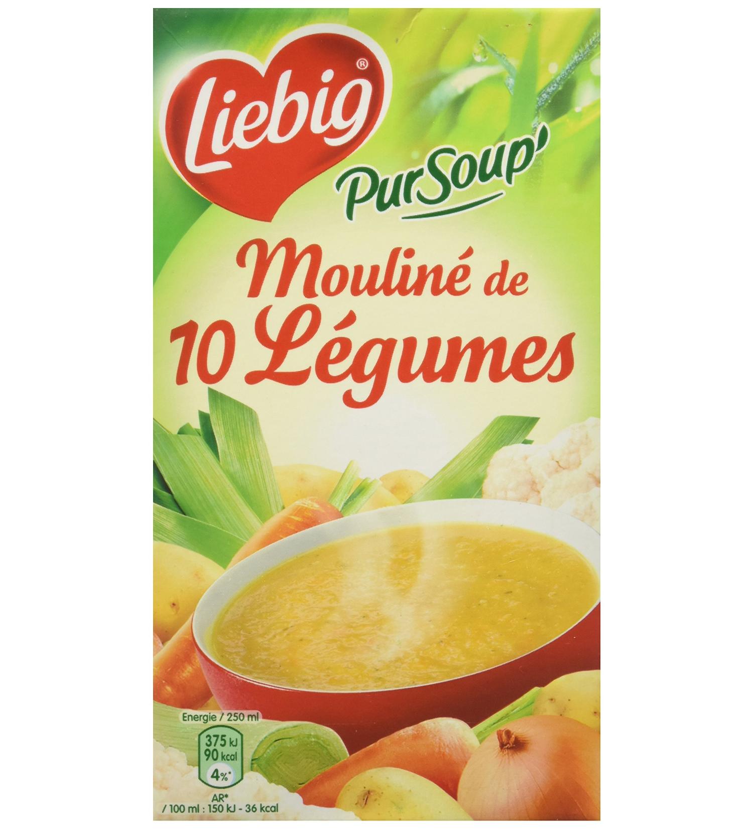 Liebig 10 vegetable puree - 1L brick - Buy Online on GoSupps.com