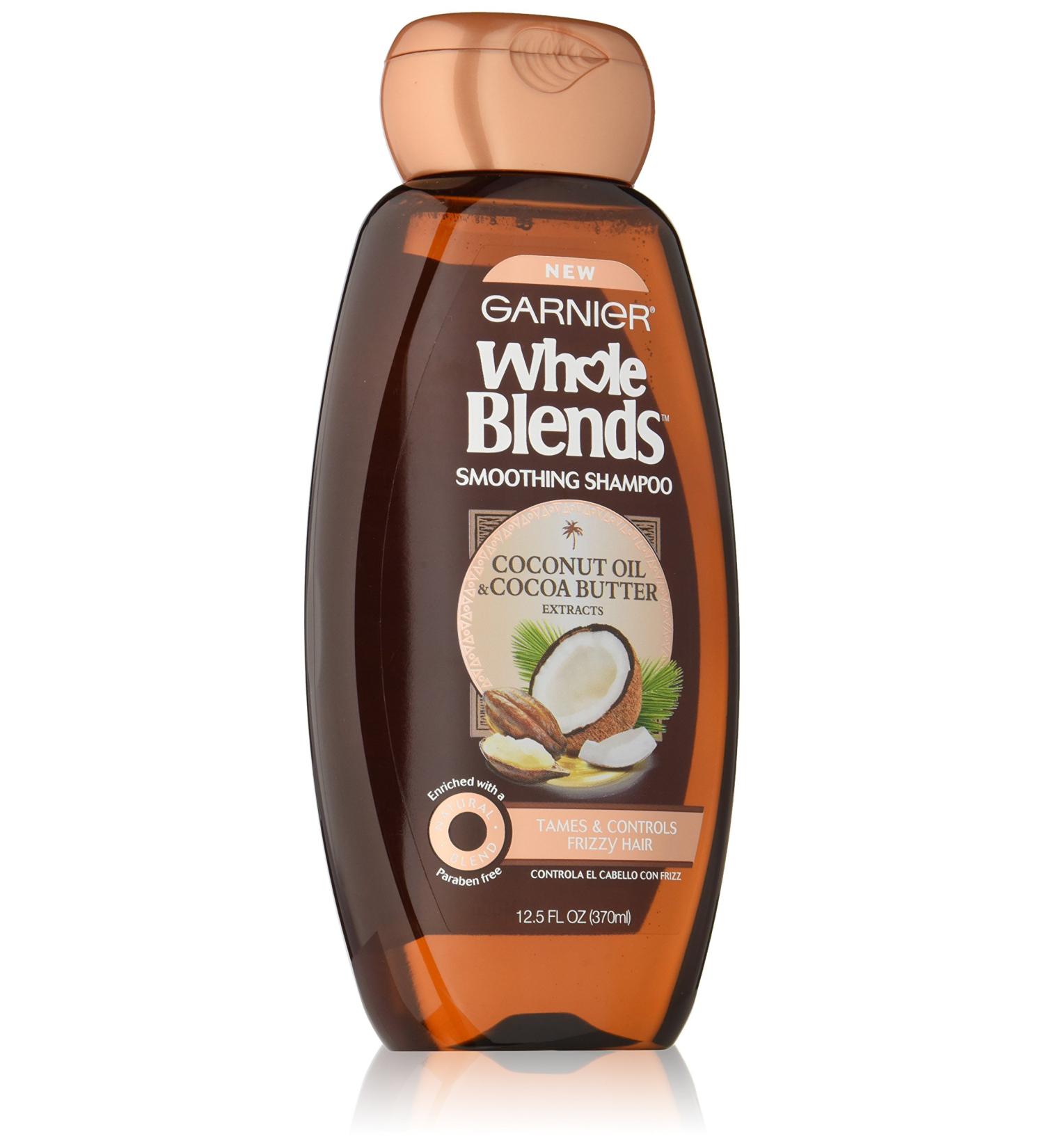 Garnier Whole Blends Coconut Oil & Cocoa Butter Shampoo - Nourishing Hair Care 12.5 fl. oz - International Shipping Available - Buy Online on GoSupps.com