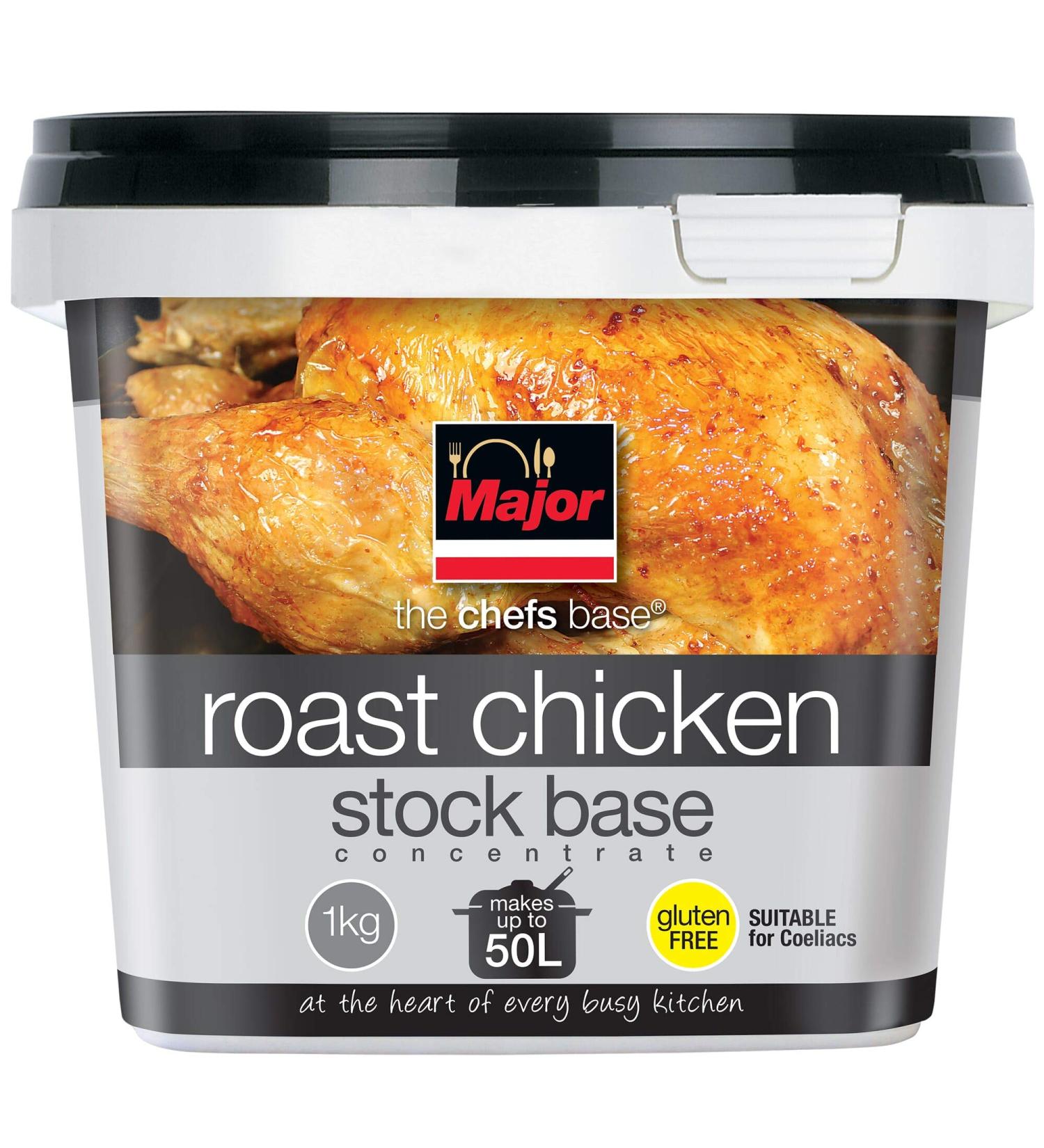 Major Gluten Free Concentrated Roast Chicken Stock Base - 2x1kg