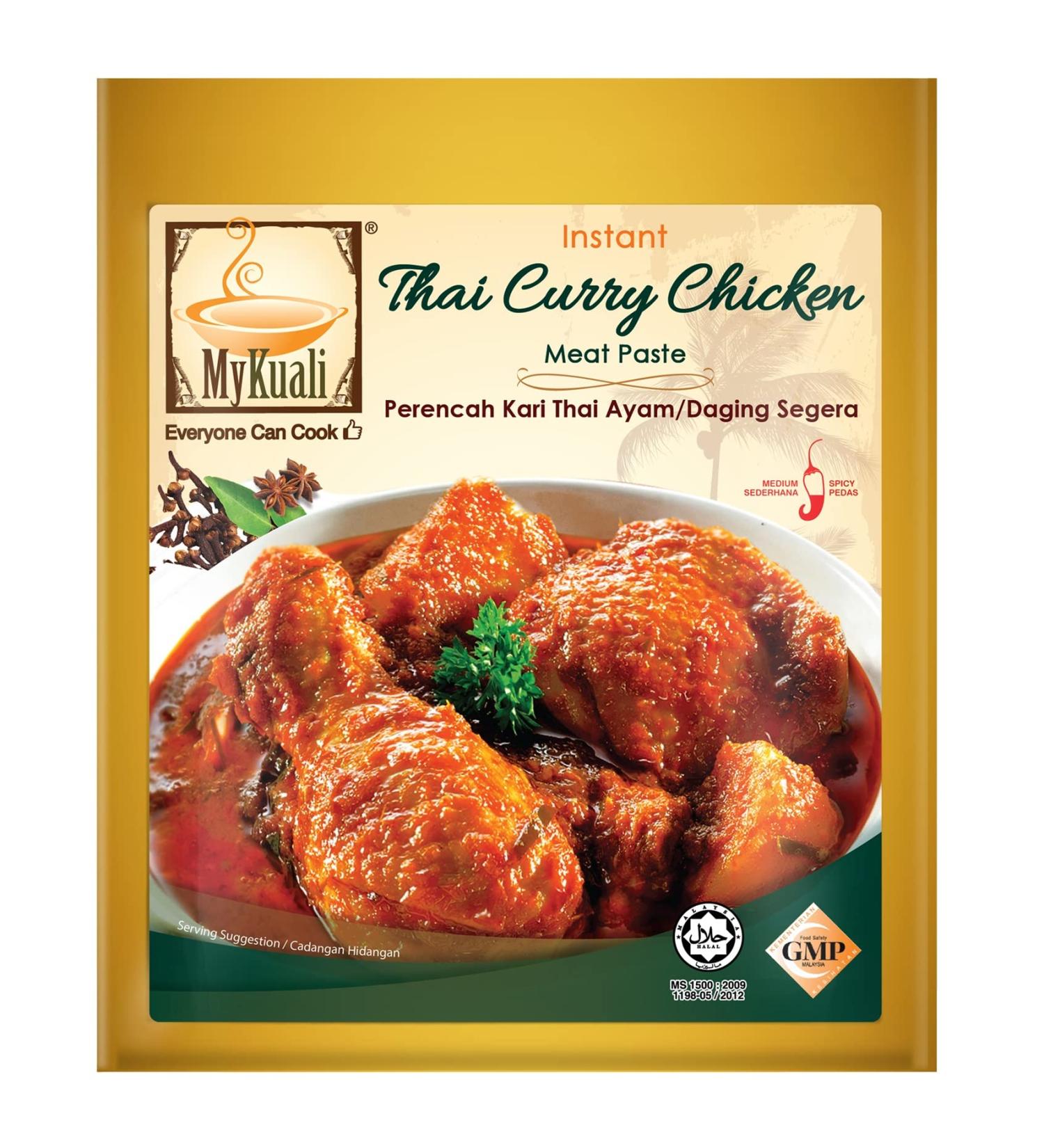 MyKuali Instant Thai Curry Chicken Paste 200g - Buy Online on GoSupps.com