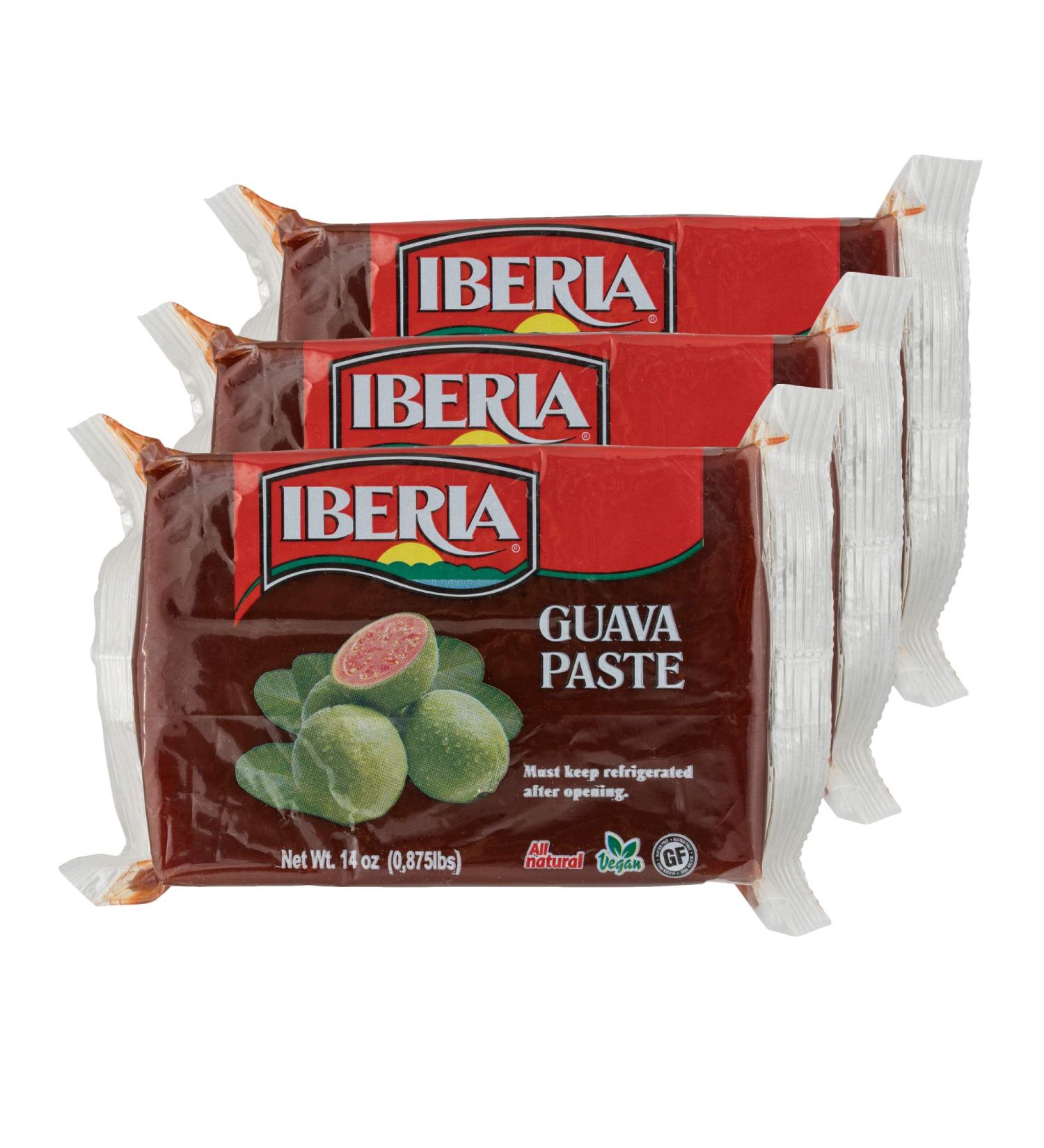 Iberia Guava Paste 14 oz (Pack of 3) - Delicious and Authentic Guava Flavor - Buy Online on GoSupps.com