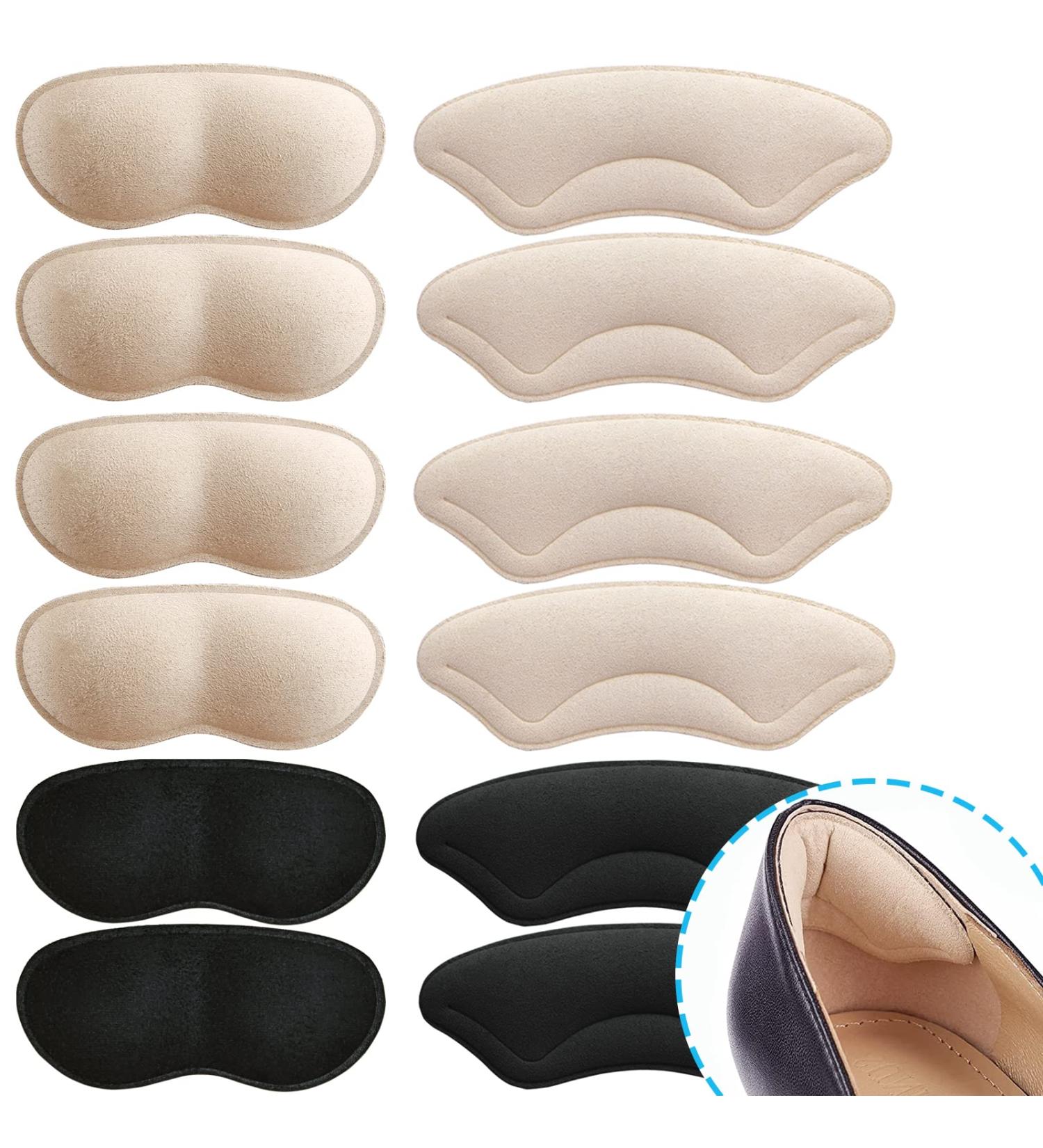 6 Pairs Premium Heel Cushion Pads - Prevent Pain & Blisters | Shoe Inserts for Men & Women - Buy Online on GoSupps.com