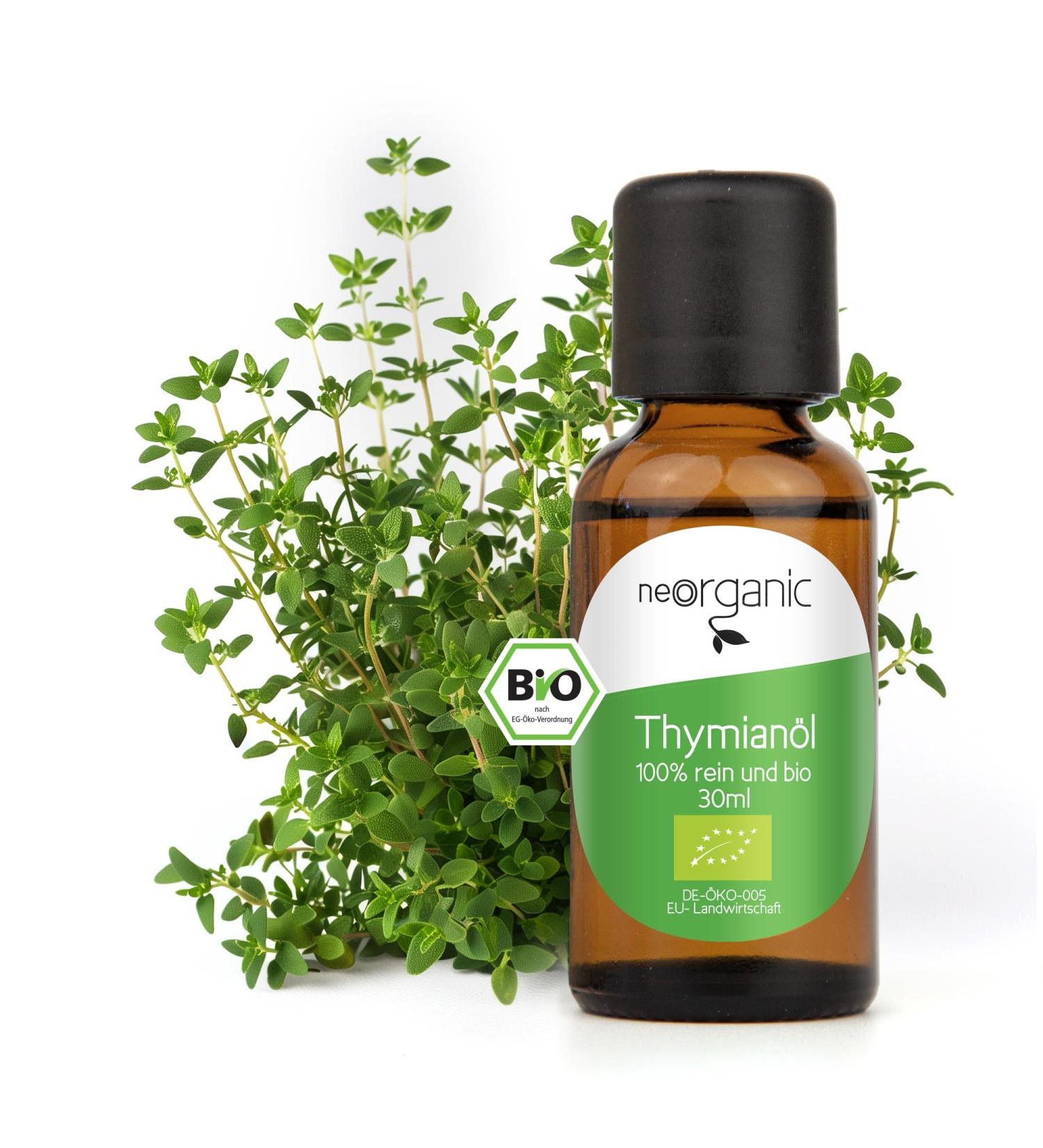 Buy Neoorganic Bio Thymian Oil - 100% Pure Thyme Oil from South Tyrol | Certified Essential Oils for Culinary & Therapeutic Use - Buy Online on GoSupps.com