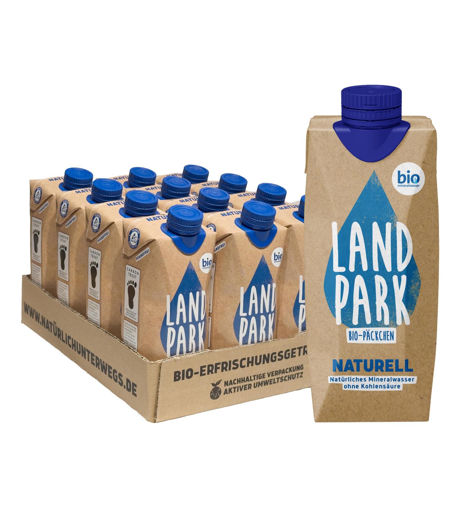Buy Landpark Organic Mineral Water - Natural Low Sodium Eco-Friendly Tetra Pak | 6L Pack | International Shipping Available - Buy Online on GoSupps.com