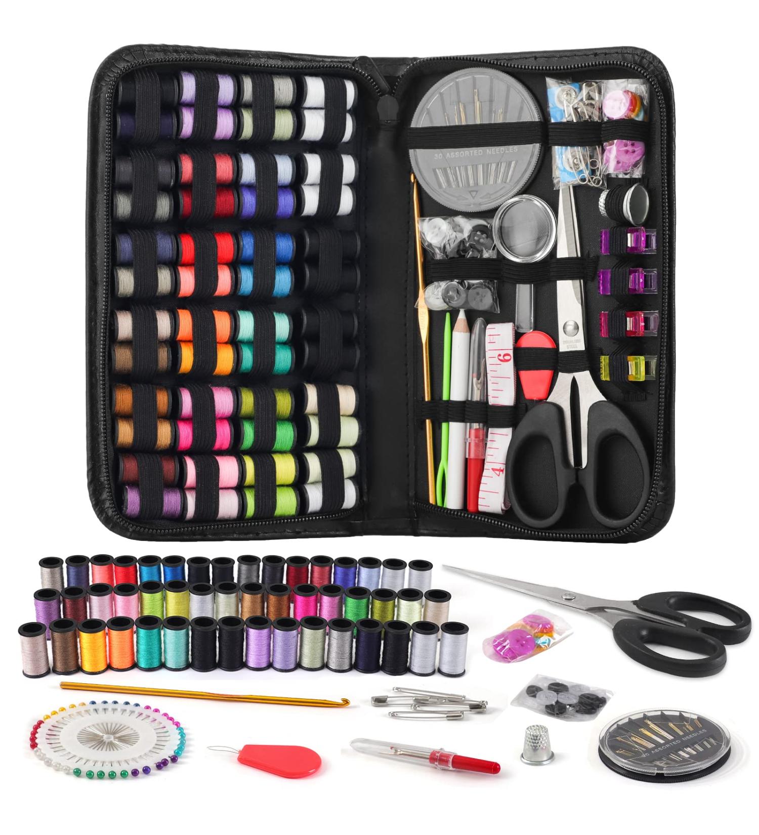 YLSHG Sewing Kit 172 PCS - Premium Portable Mini Sewing Kit for Adults & Kids - Emergency Repair & DIY - Beginner-Friendly - Travel-Friendly - Sewing Accessories Included - Buy Online on GoSupps.com