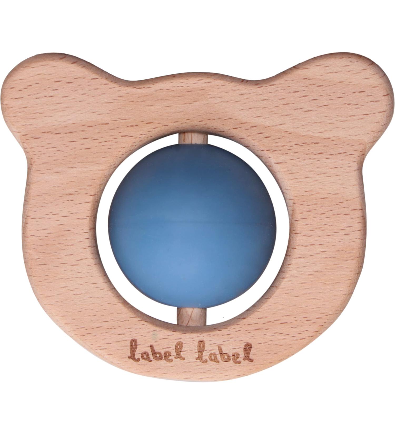 Label Label Bijtspeltje Beer Blauw