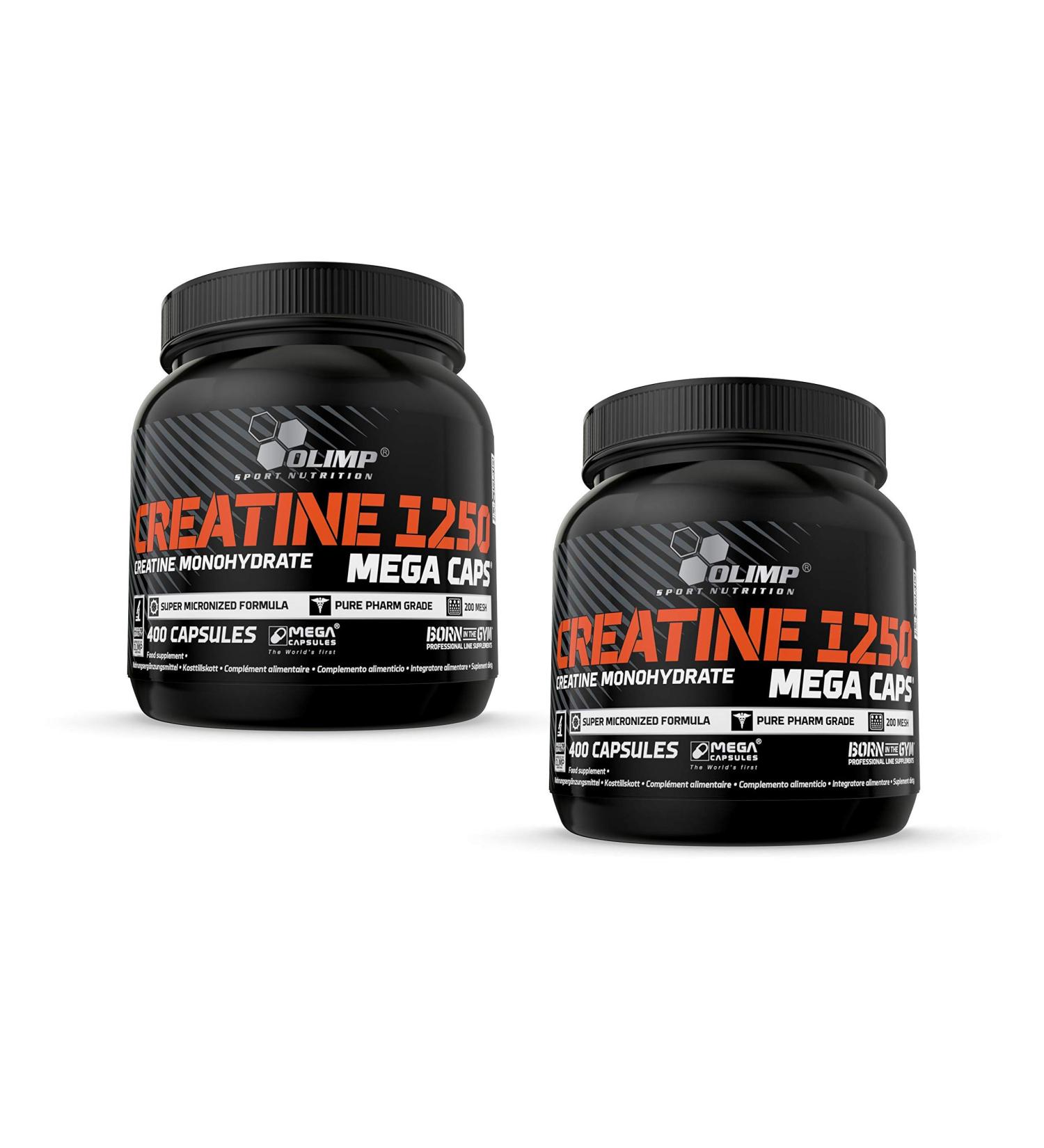Olimp Creatine 1250 Mega Caps - 800 Capsules (2 x 560g) | Premium International Shipping - Buy Online on GoSupps.com