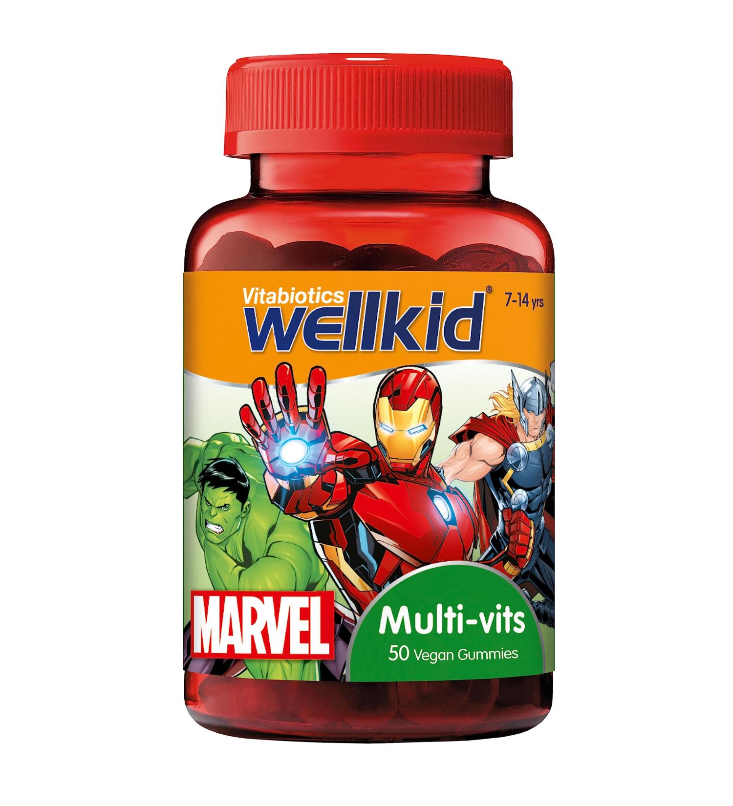 Wellkid Marvel Kids Vitamins - 50 Gummies - Buy Online on GoSupps.com