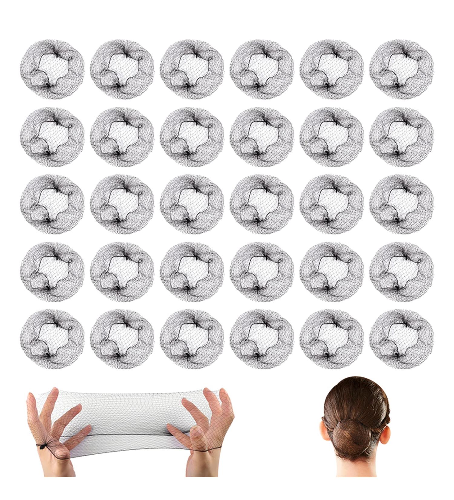 Invisible Hair Grids & Networks for Women | 30pc Hair Nets & Elastic Dutt - Perfect for Ballet & Everyday Use - Buy Online on GoSupps.com