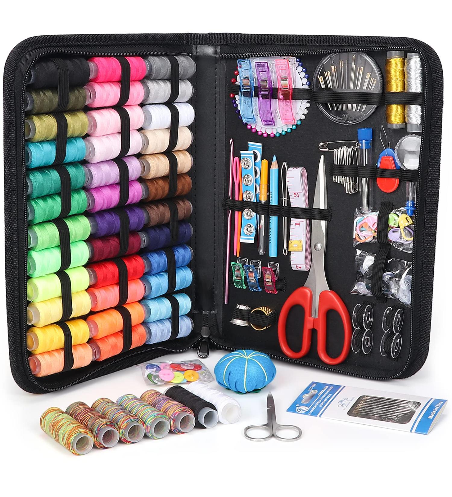 Large Sewing Kit for Adults: YUANHANG Newly Upgraded 251 Pcs Premium Sewing Supplies Set - Complete Sew Kit of Needle and Thread for Beginners - Travel Emergency - Basic Home Hand Sewing Repair Kits Large (218 Count) - Buy Online on GoSupps.com