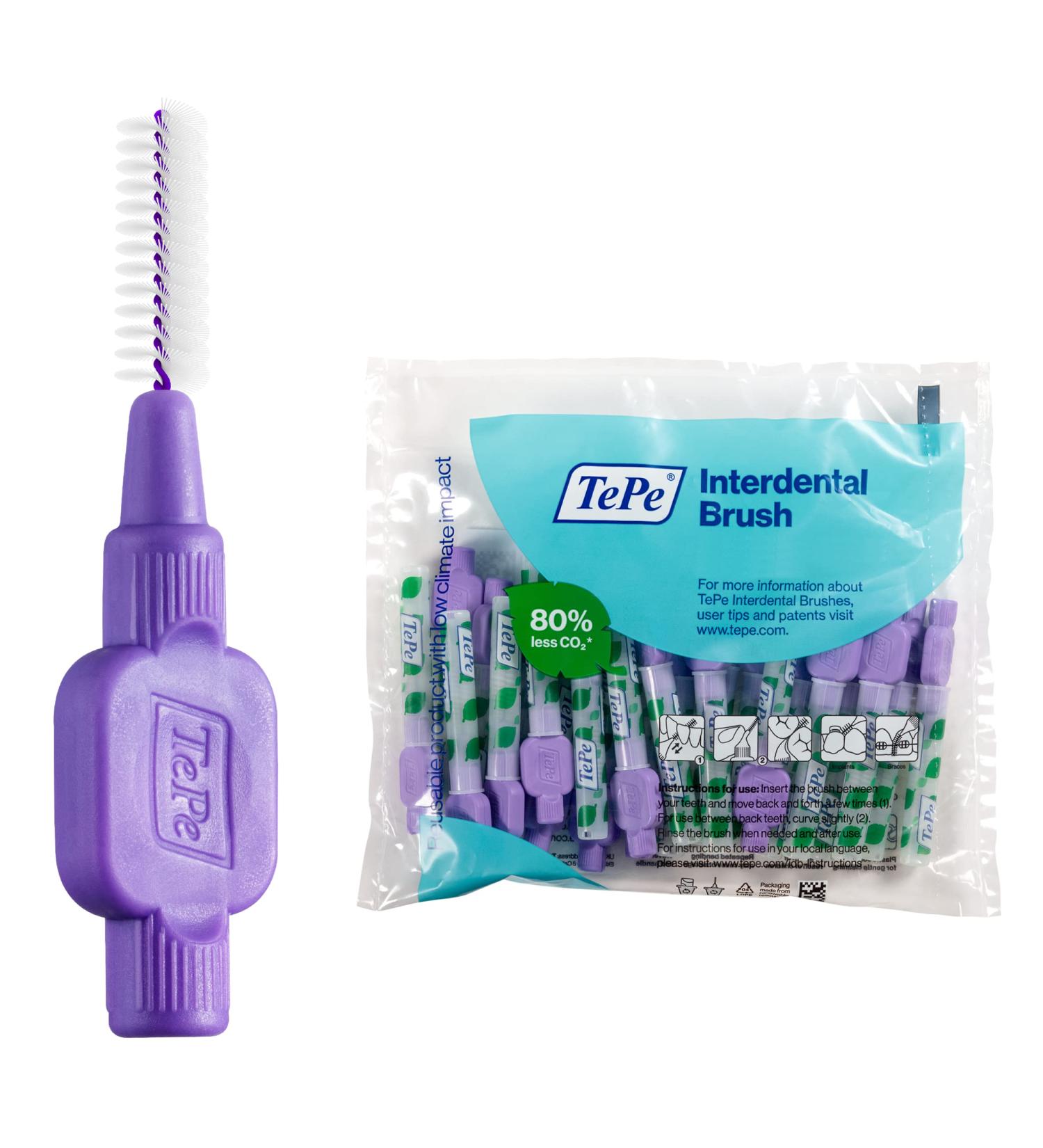 TePe Purple Interdental Brush 1.1mm - 25 Pack - 25 Count - Buy Online on GoSupps.com