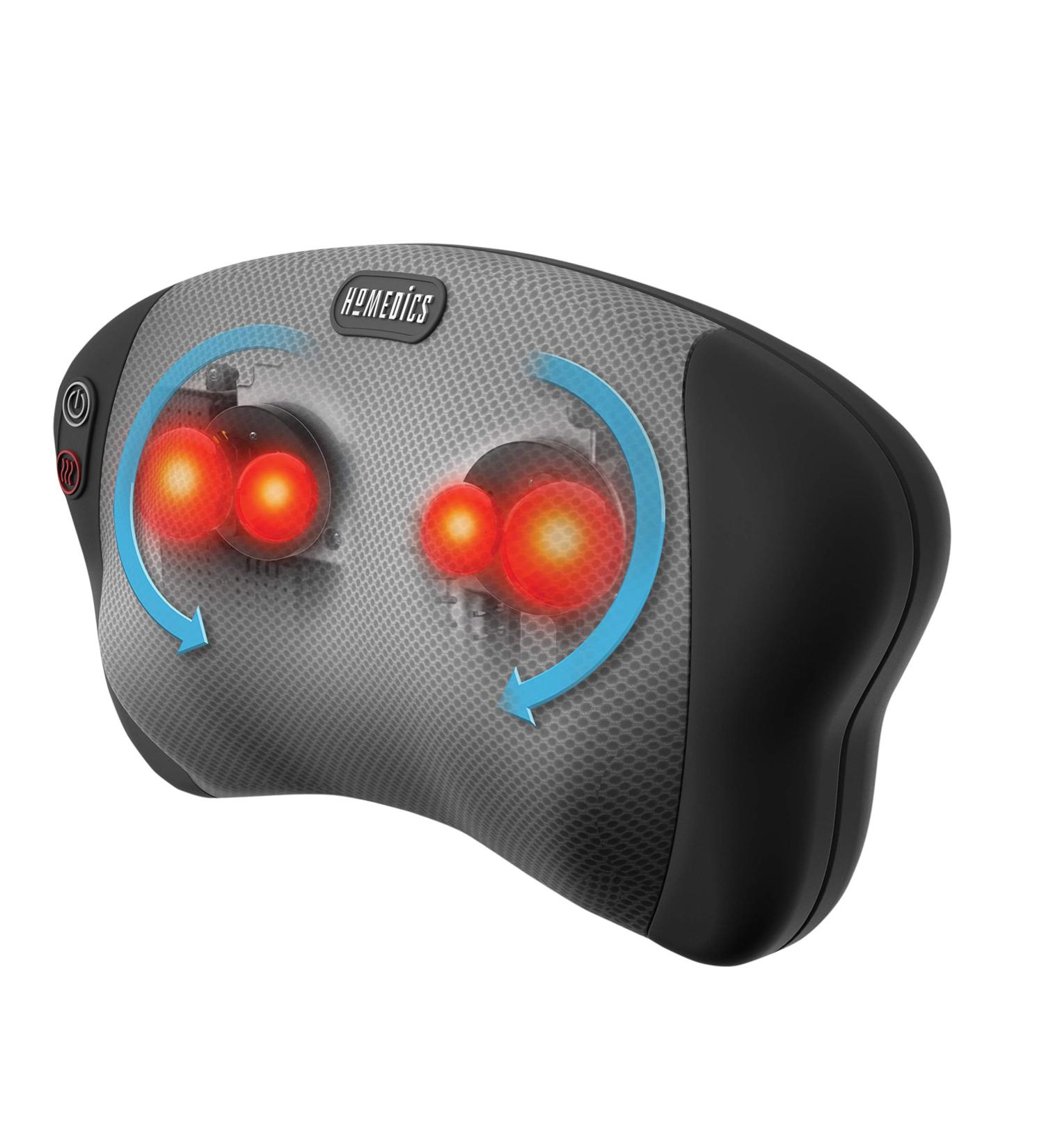 Buy Homedics Shiatsu Massage Cushions - Relaxation for Neck Shoulder & Back | Compact Versatile & Warmth-Enhanced - Buy Online on GoSupps.com