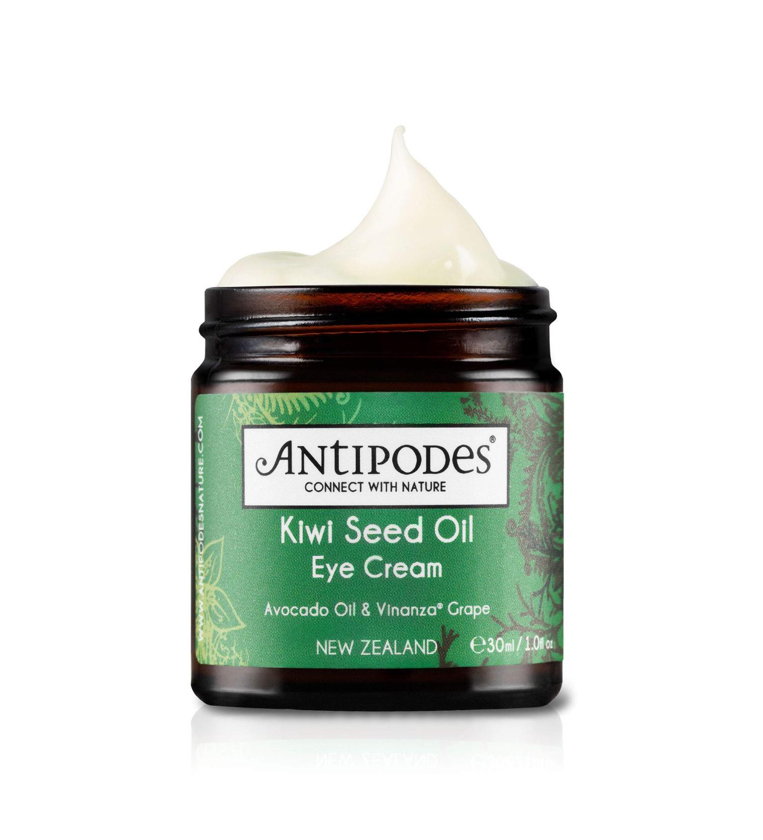 ANTIPODES Kiwi Seed Oil Eye Cream | Vitamin C Skincare for Youthful Skin | Vegan Anti-Aging Formula for Fine Lines, Wrinkles & Dry Skin | 30ml - Buy Online on GoSupps.com