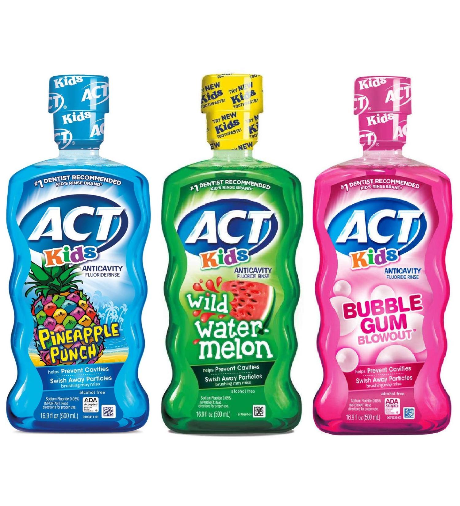 ACT Kids Mouthwash Variety Pack