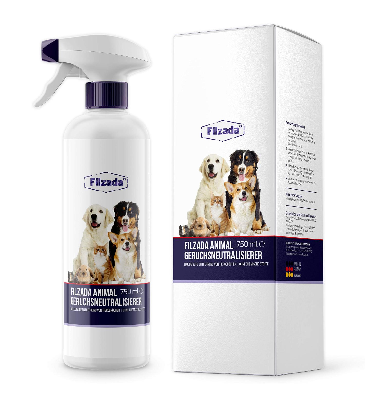 Filzada Animal Odor Remover | Professional Enzyme Cleaner for Cat Odors & Animal Smells - Fast & Effective Solution - Buy Online on GoSupps.com