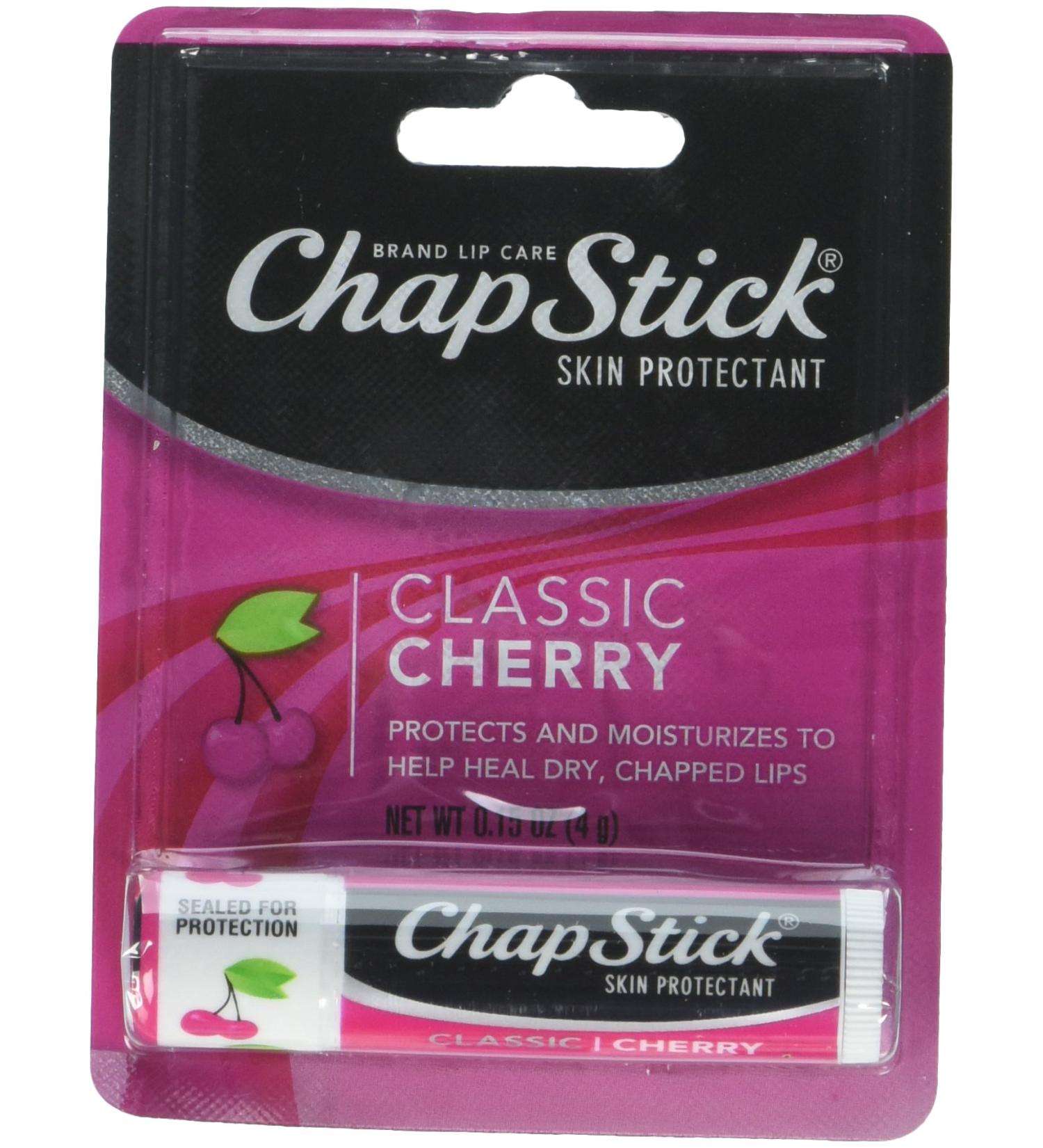 ChapStick Lip Balm Cherry 0.15 oz (Pack of 12)
