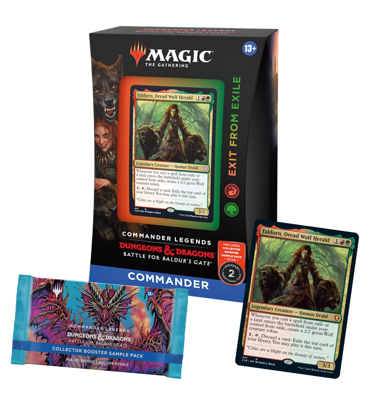 Magic The Gathering Commander Legends Battle for Baldur's Gate Deck + Collector Booster Pack - Buy Online on GoSupps.com