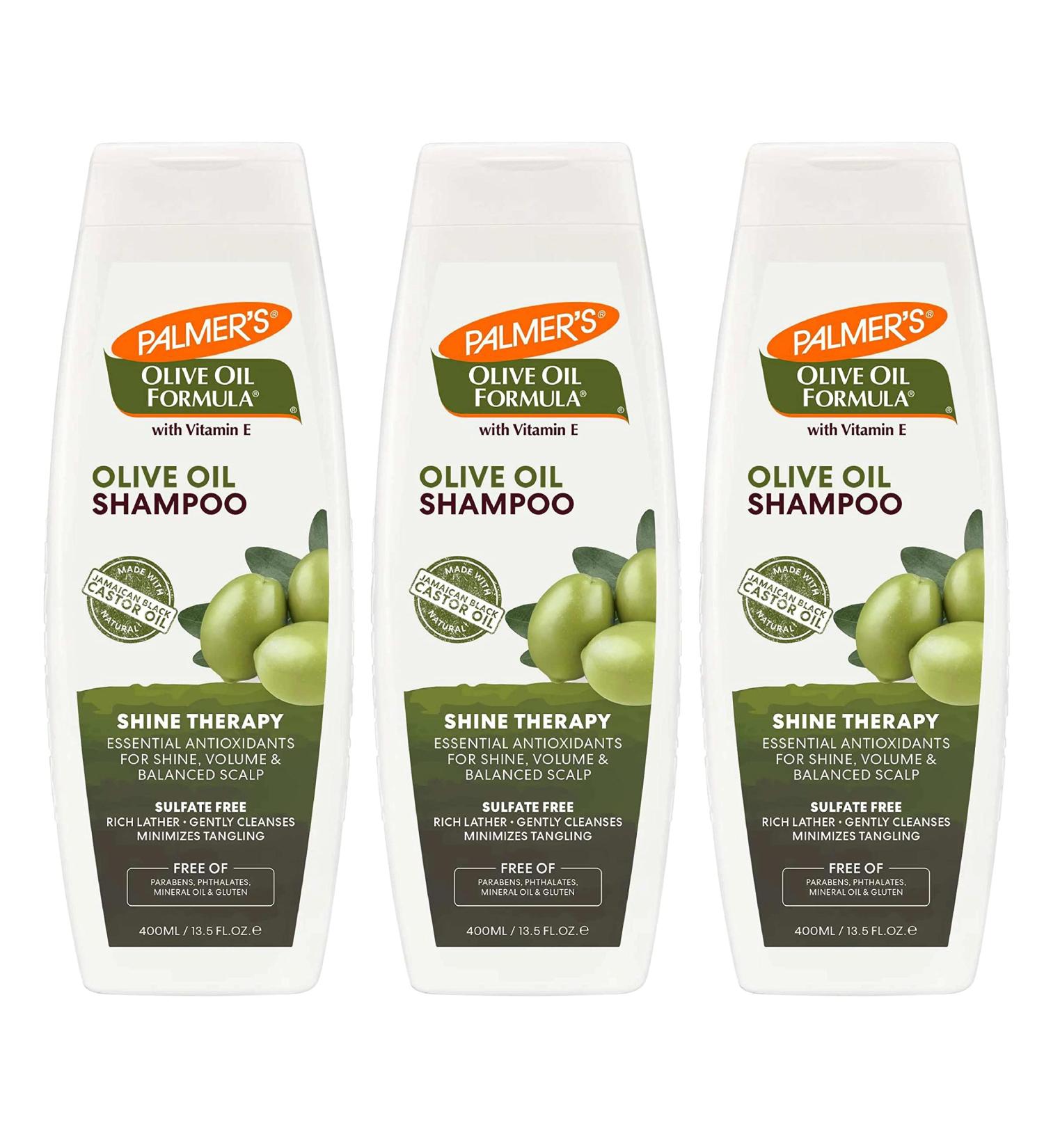 Formule Huile d'olive de Palmer avec la vitamine E Shampooing 400 ml (Pack 3) - Buy Online on GoSupps.com
