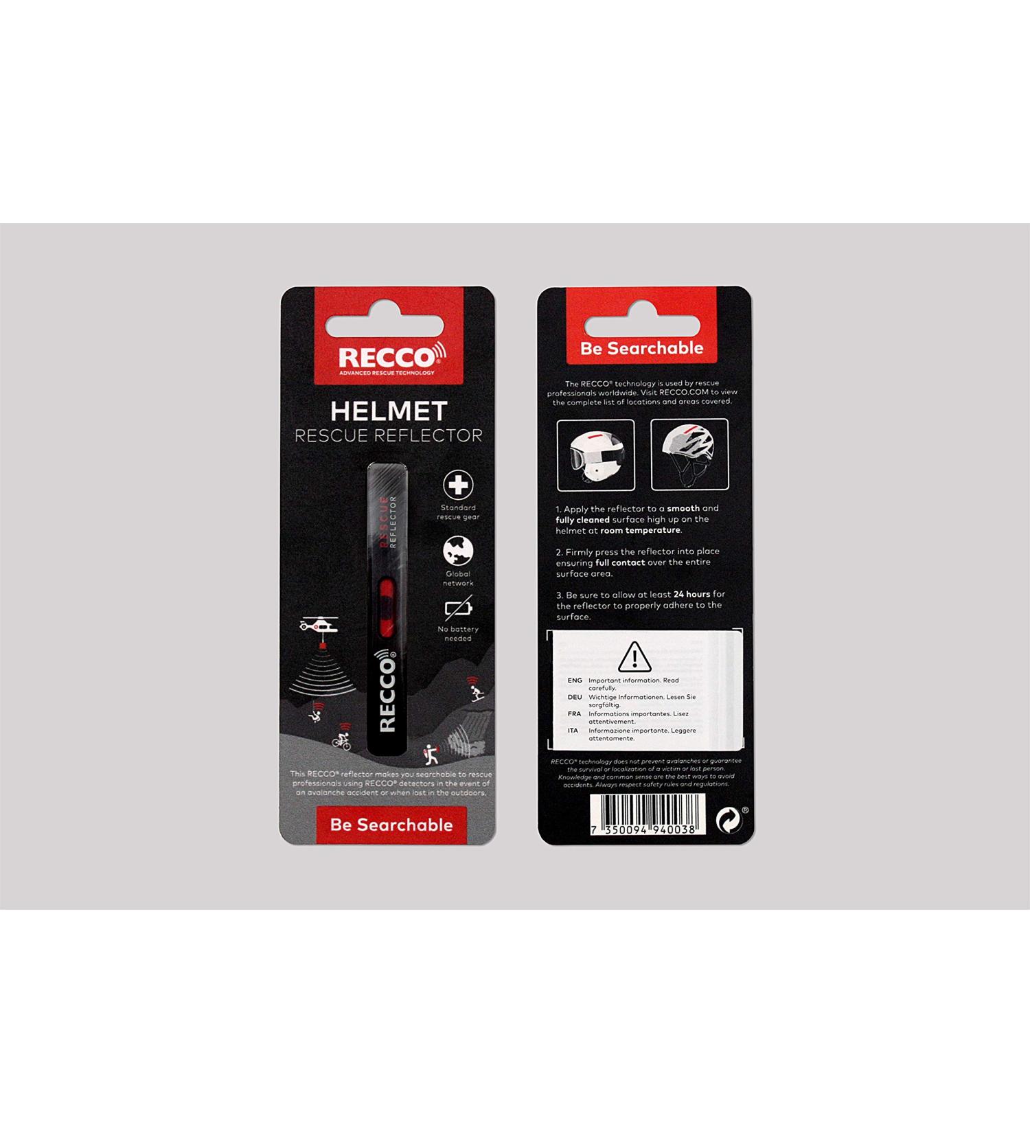 Recco Rescue Reflector Schwarz - Enhance Your Safety with Innovative Rescue Technology | International Shipping Available - Buy Online on GoSupps.com