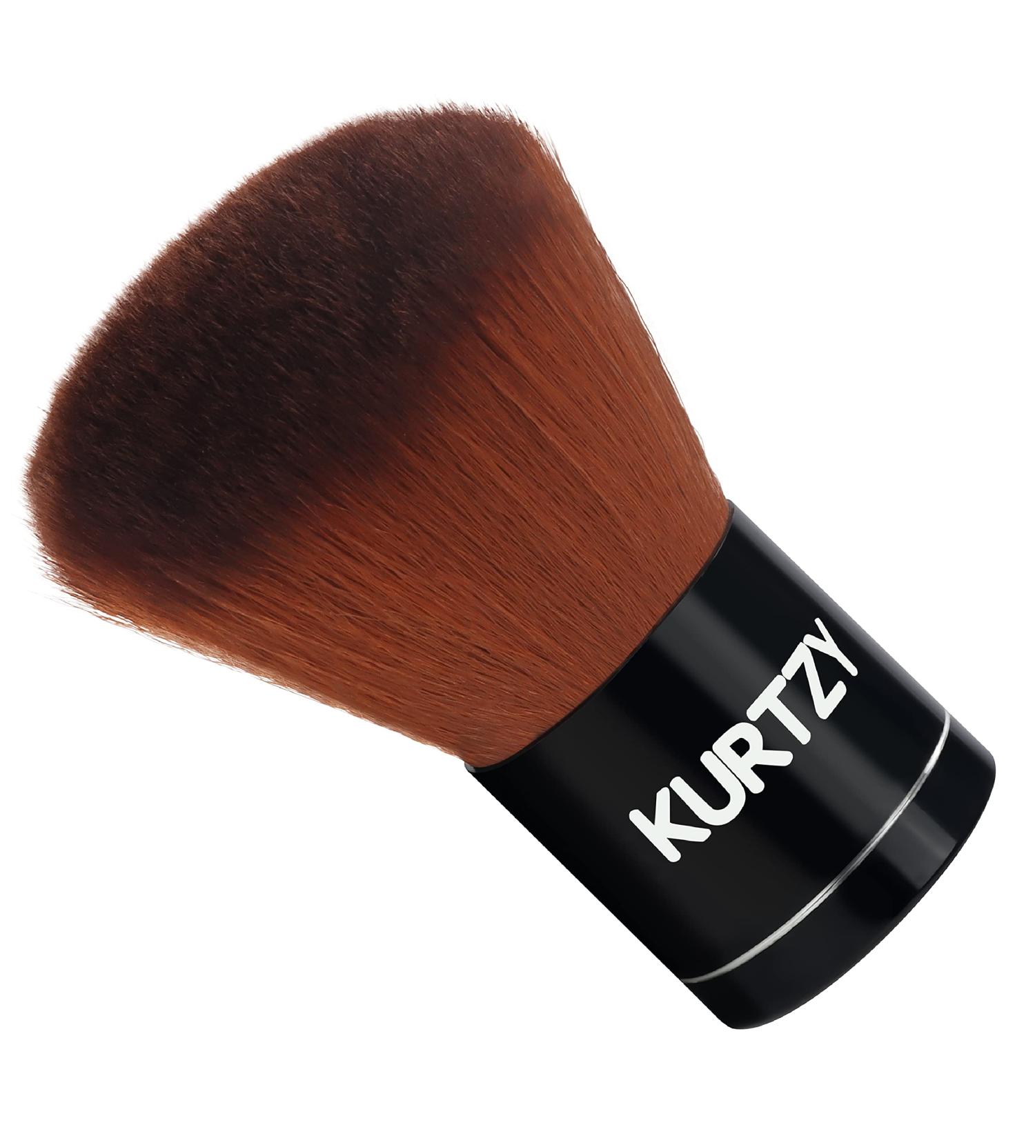 Buy Kurtzy Kabuki Brush - Premium 7cm Synthetic Makeup Brush for Liquid Powder Rouge & Cream Cosmetics - Ideal for Mixing & Adding Mineral Powder - Buy Online on GoSupps.com