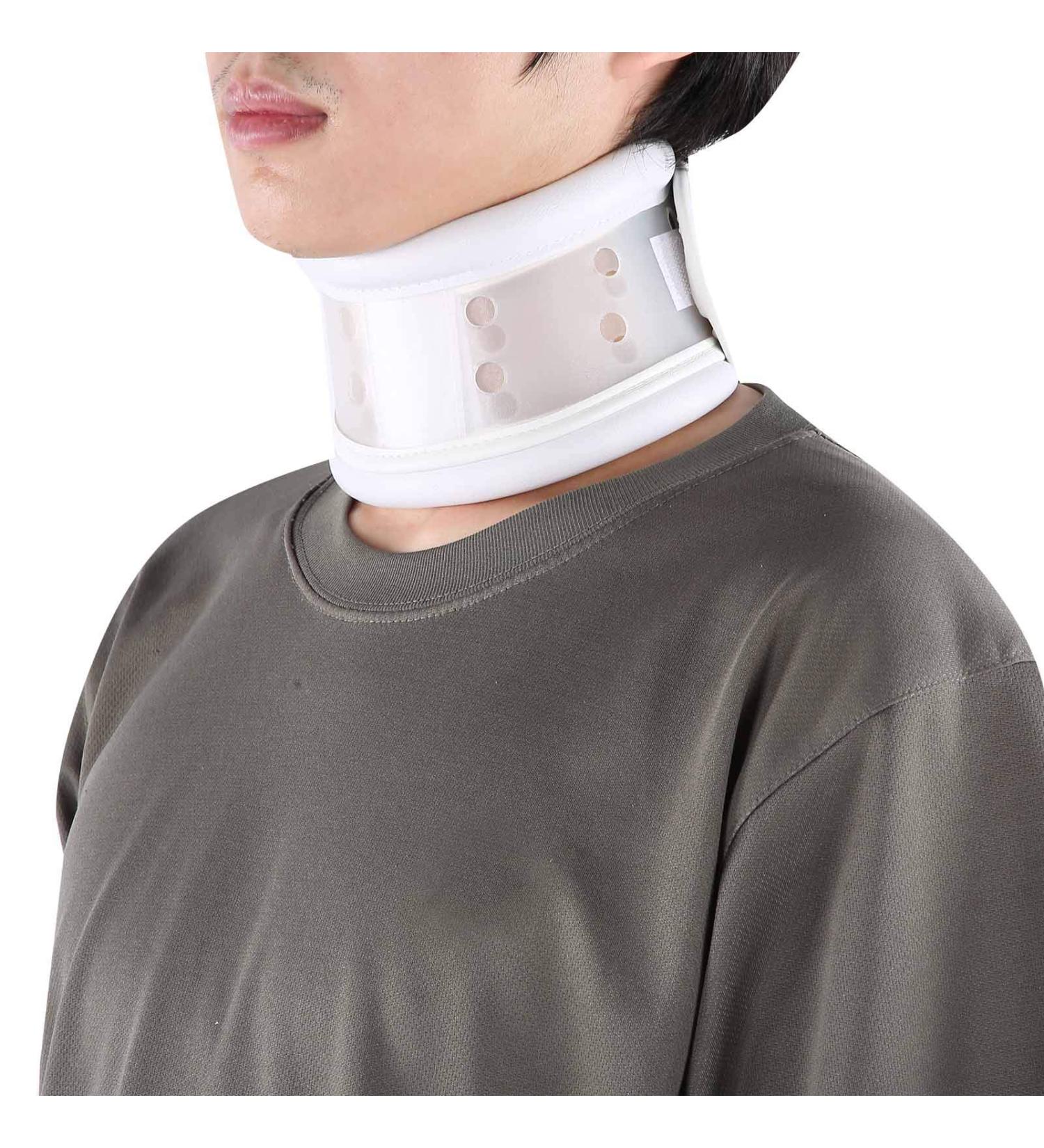 Adjustable Neck Collar for Pain Relief | Cervical Traction Device for Neck & Shoulder Support | Soft Wrap for Muscle Pain & Spine Pressure - Buy Online on GoSupps.com