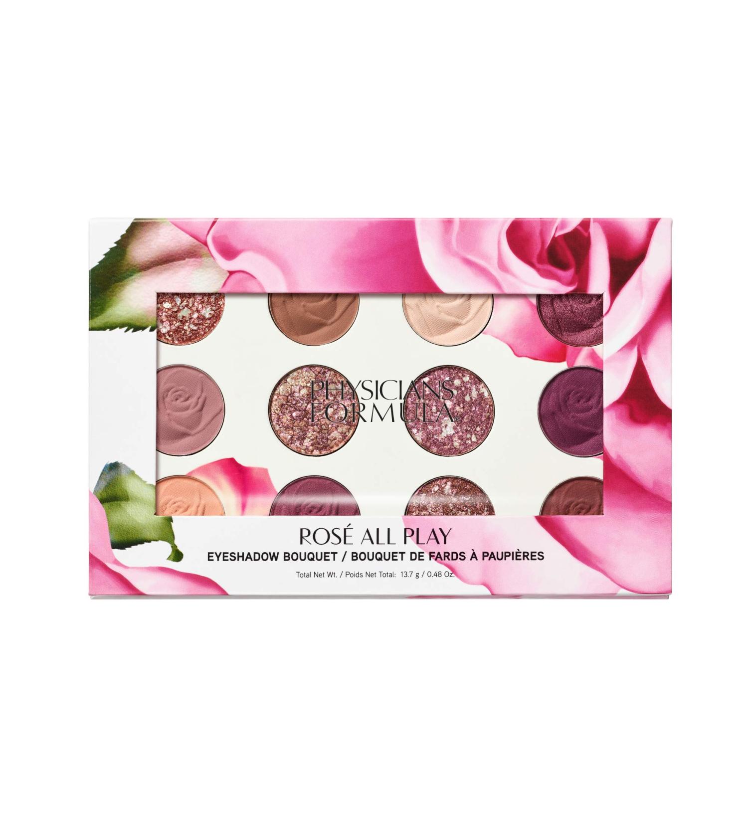 Physicians Formula Rose All Play Eyeshadow Bouquet - 0.48 oz (13.7 g) | Vibrant Rose Shades - Buy Online on GoSupps.com