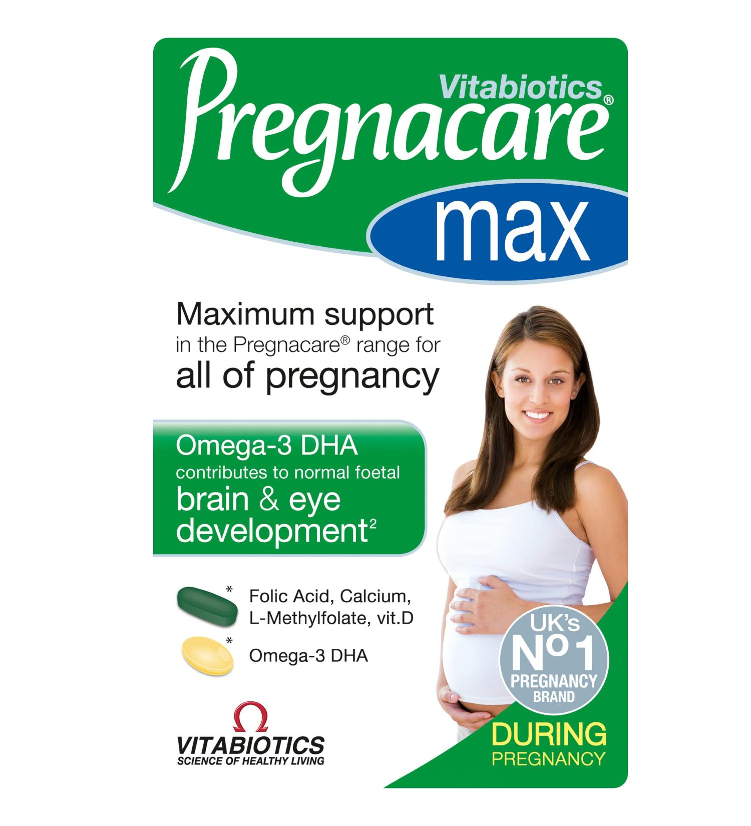 Pregnacare Max White 84 Count - Boost Your Pregnancy Nutrition with One Convenient Pack - Buy Online on GoSupps.com