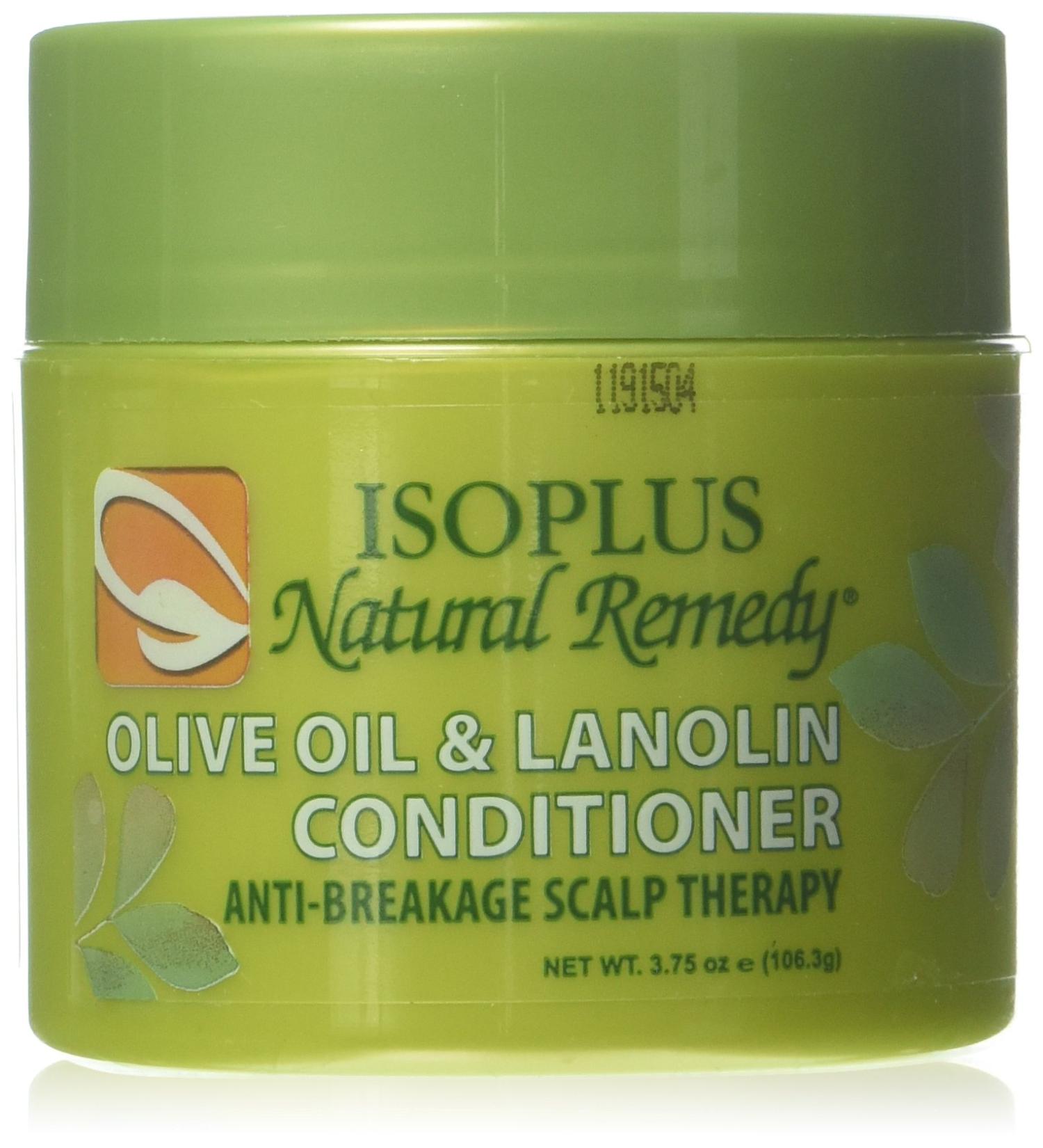 Isoplus Natural Remedy Olive Oil & Lanolin Conditioner 3.75 Oz - Best Moisturizing Hair Care for All Hair Types | Buy Internationally - Buy Online on GoSupps.com
