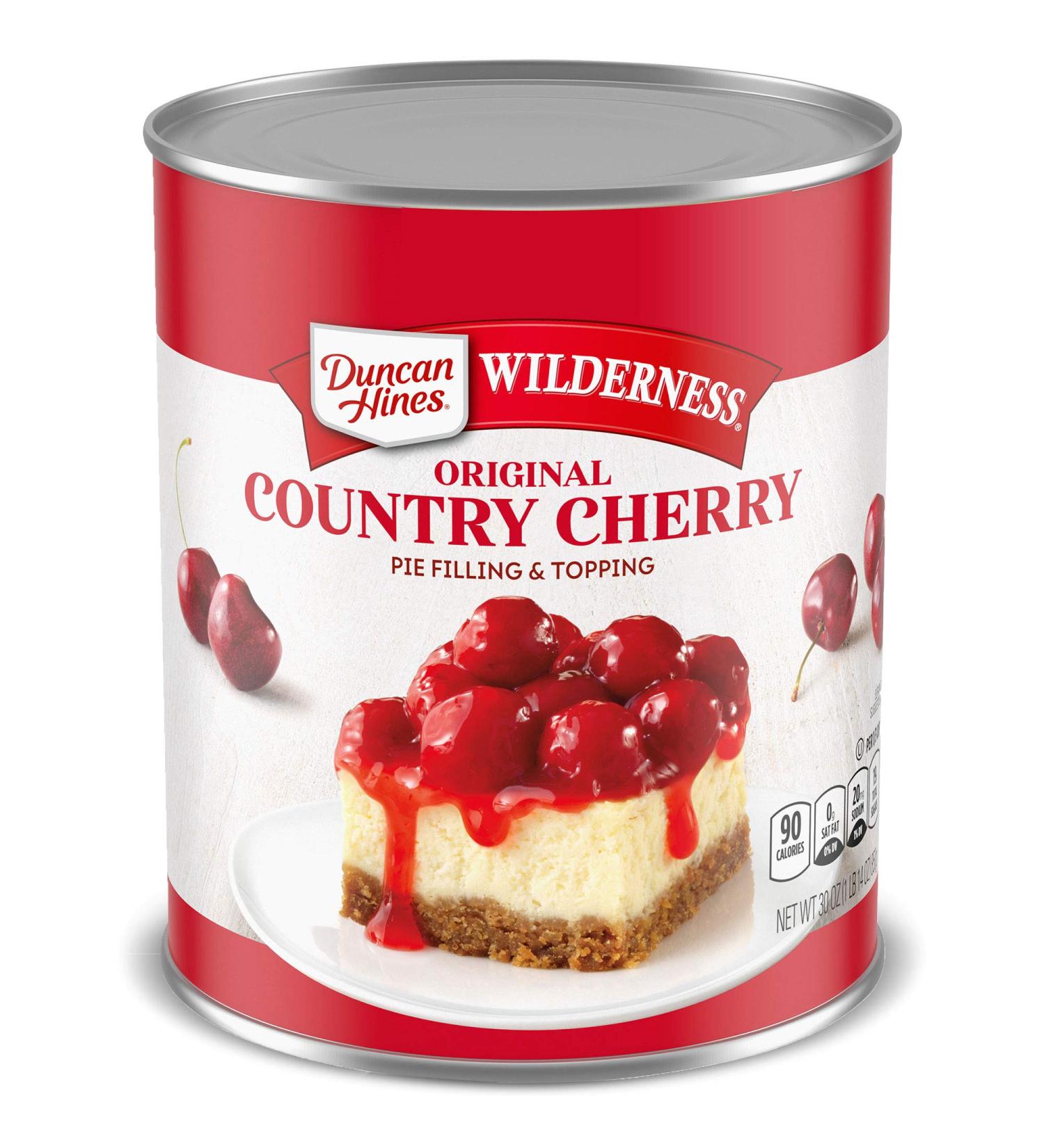 Duncan Hines Wilderness Original Country Cherry Pie Filling and Topping 30 oz - Buy Now! - Buy Online on GoSupps.com