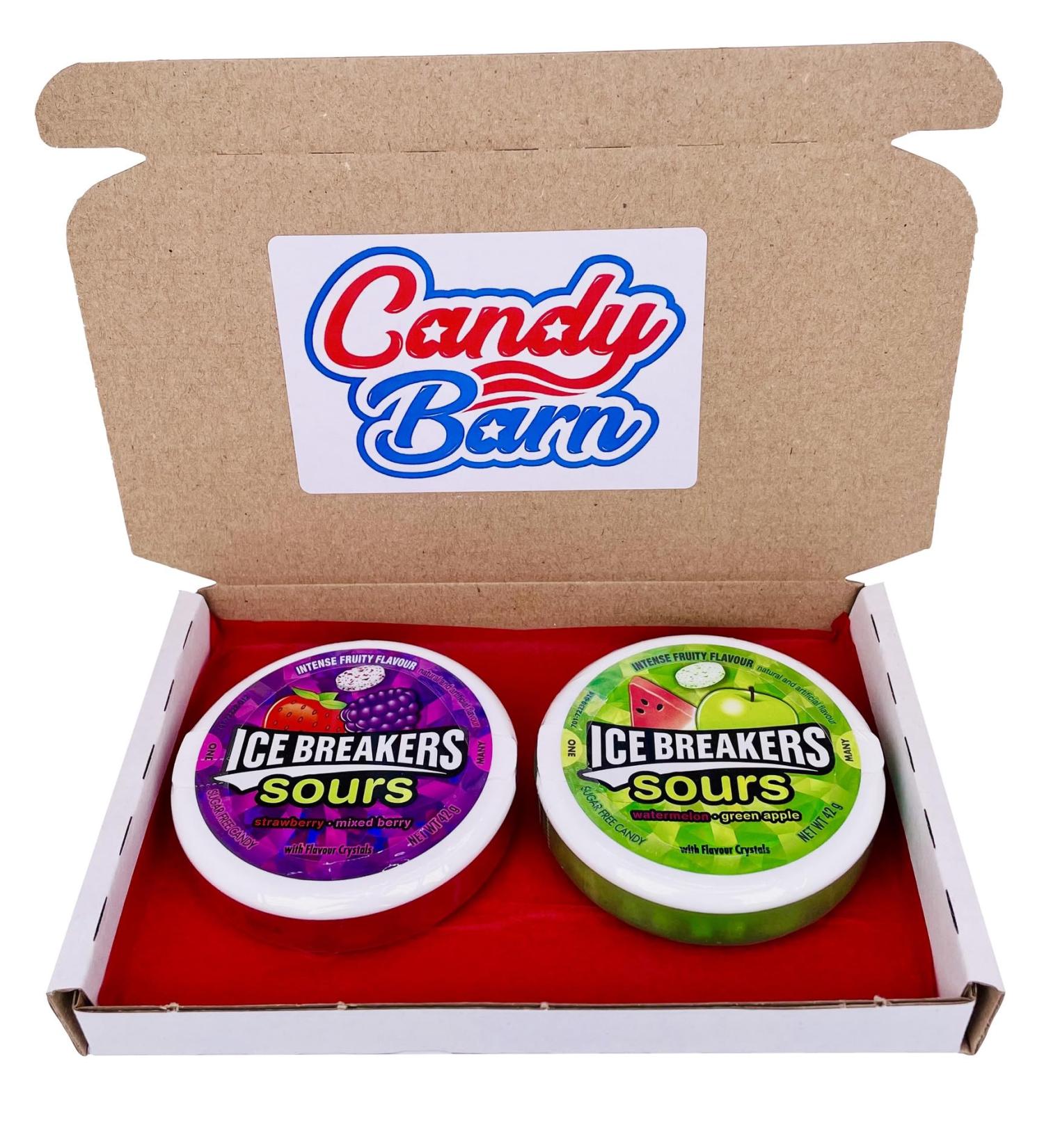 Ice Breakers Sours Sweets Gift Box American Candy Selection
