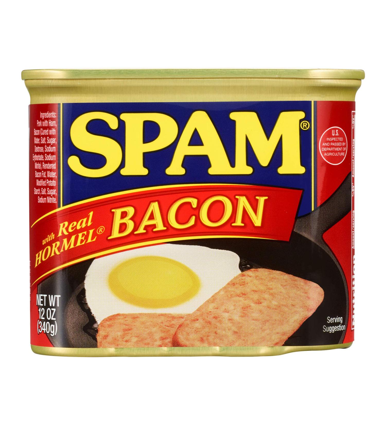 SPAM Bacon 12 Oz - Delicious 12.0 Ounce Pack of 1 - Buy Online on GoSupps.com