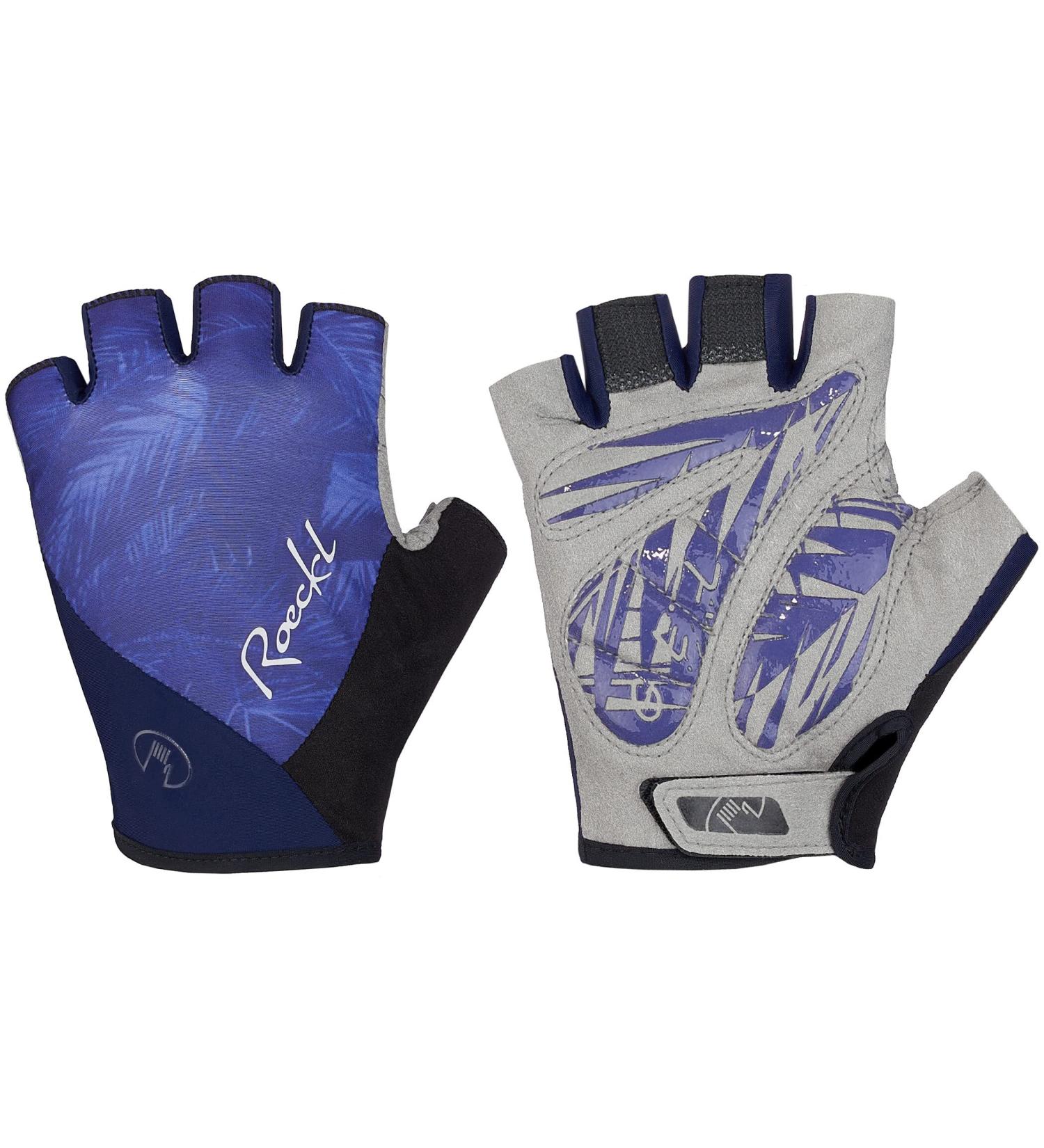 Roeckl Danis Women's Cycling Gloves Short Blue/Black 2022 - Premium Comfort for International Shipping - Buy Online on GoSupps.com