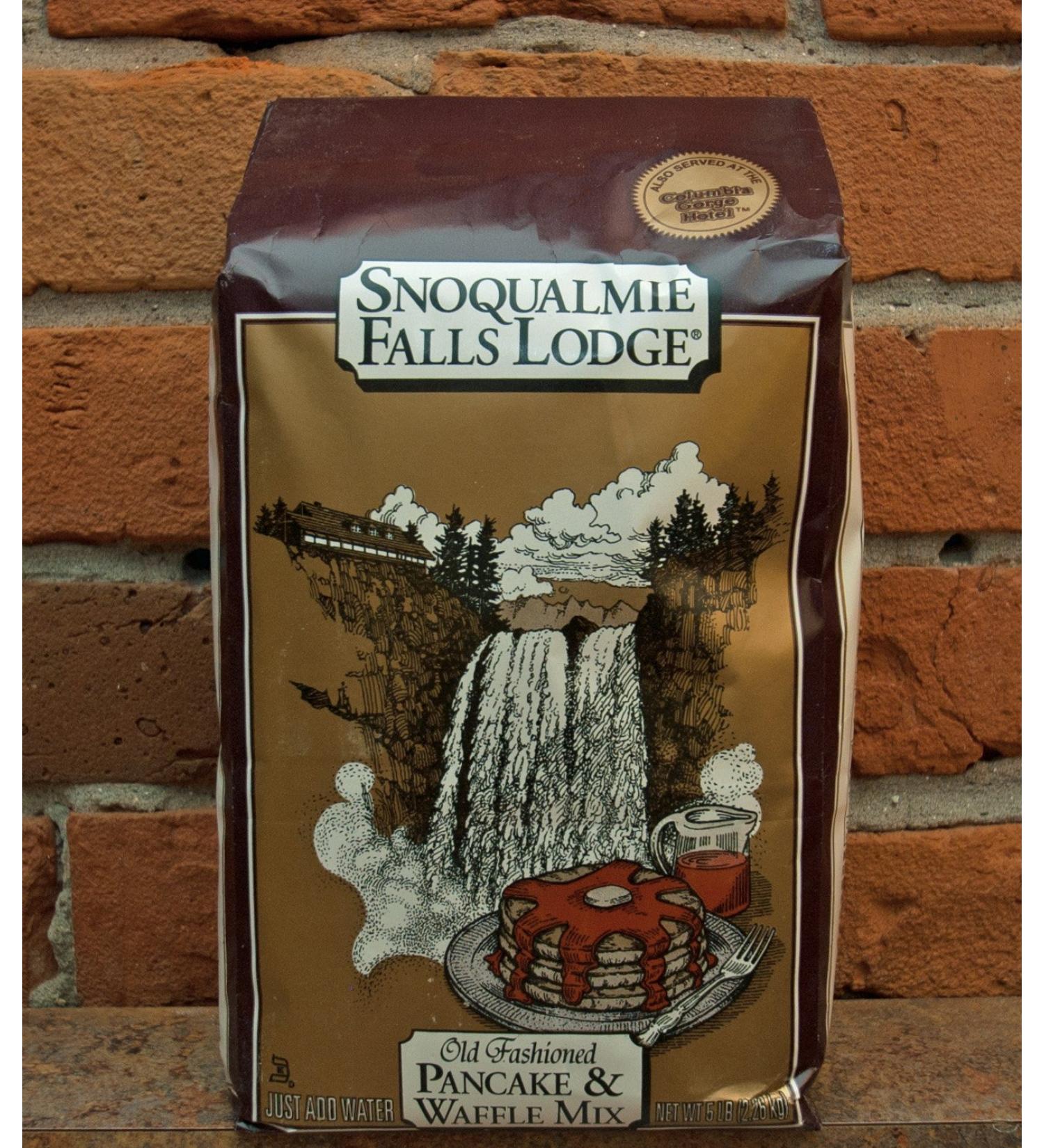 Snoqualmie Falls Lodge Pancake & Waffle Mix, Old Fashioned, 5-Pound Bag Old-Fashioned 5 Pound (Pack of 1)