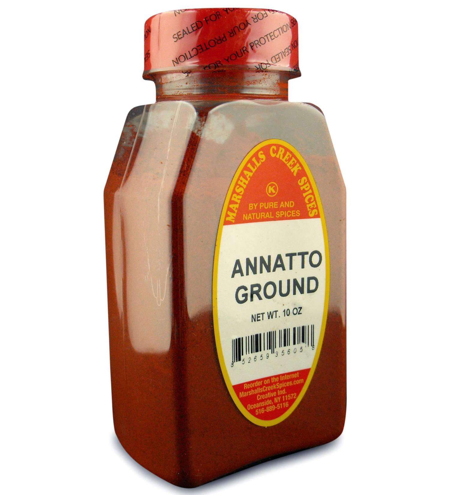 Marshall's Creek Spices Seed Ground, Annatto, 10 Ounce Annatto 10 Ounce