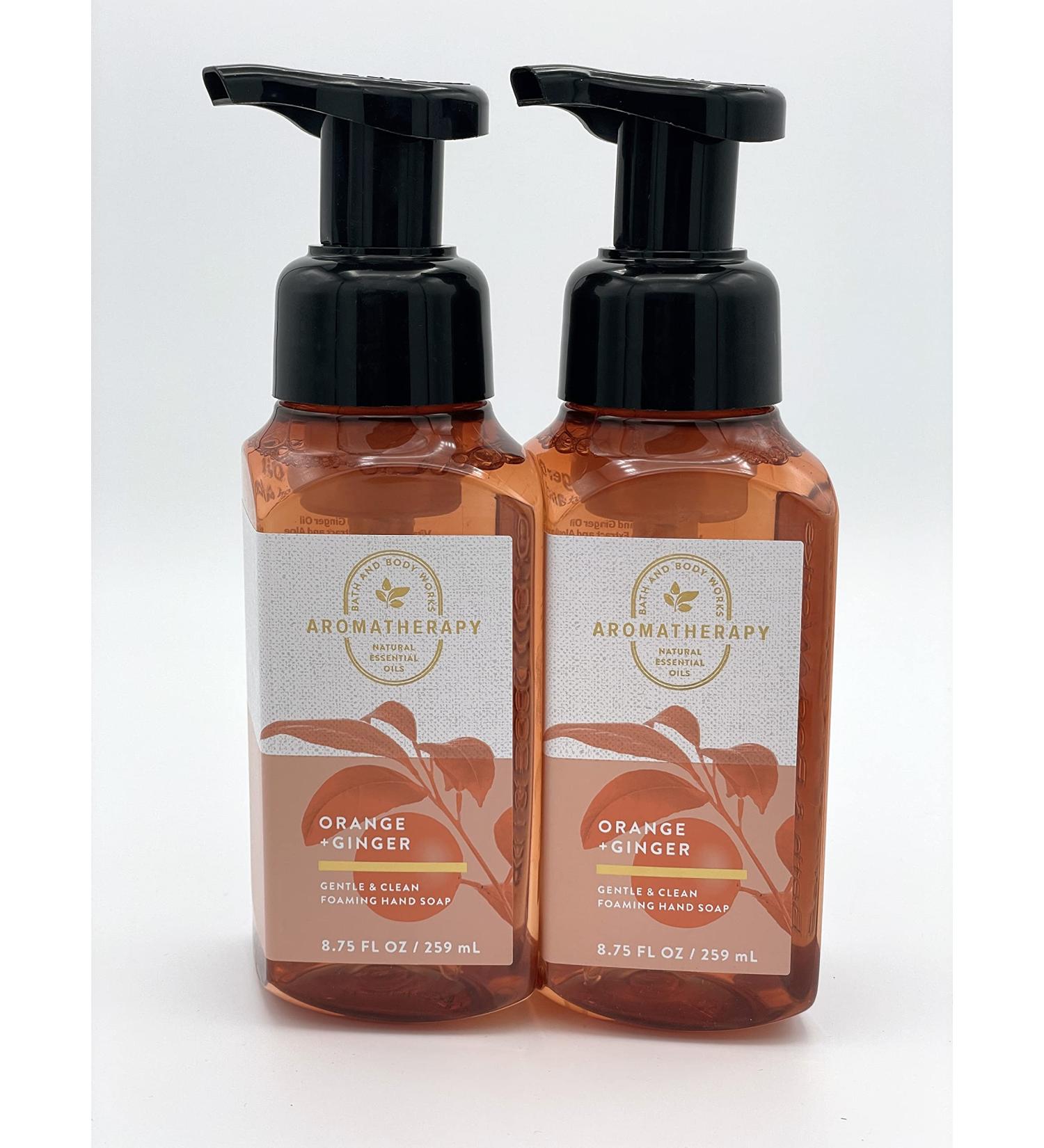 Bath and Body Works Gentle & Clean Foaming Hand Soap 8.75 fl. oz. (Aromatherapy Orange Ginger 2-Pack)