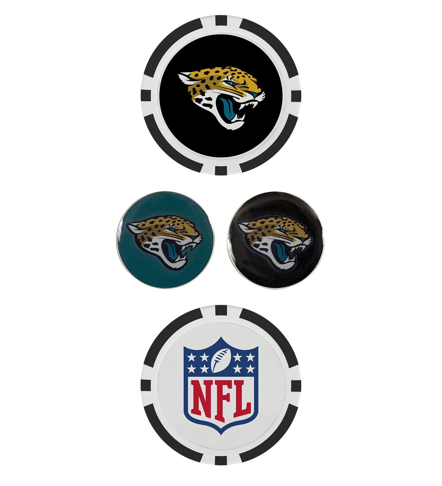 Team Effort NFL Ball Marker Set Jacksonville Jaguars